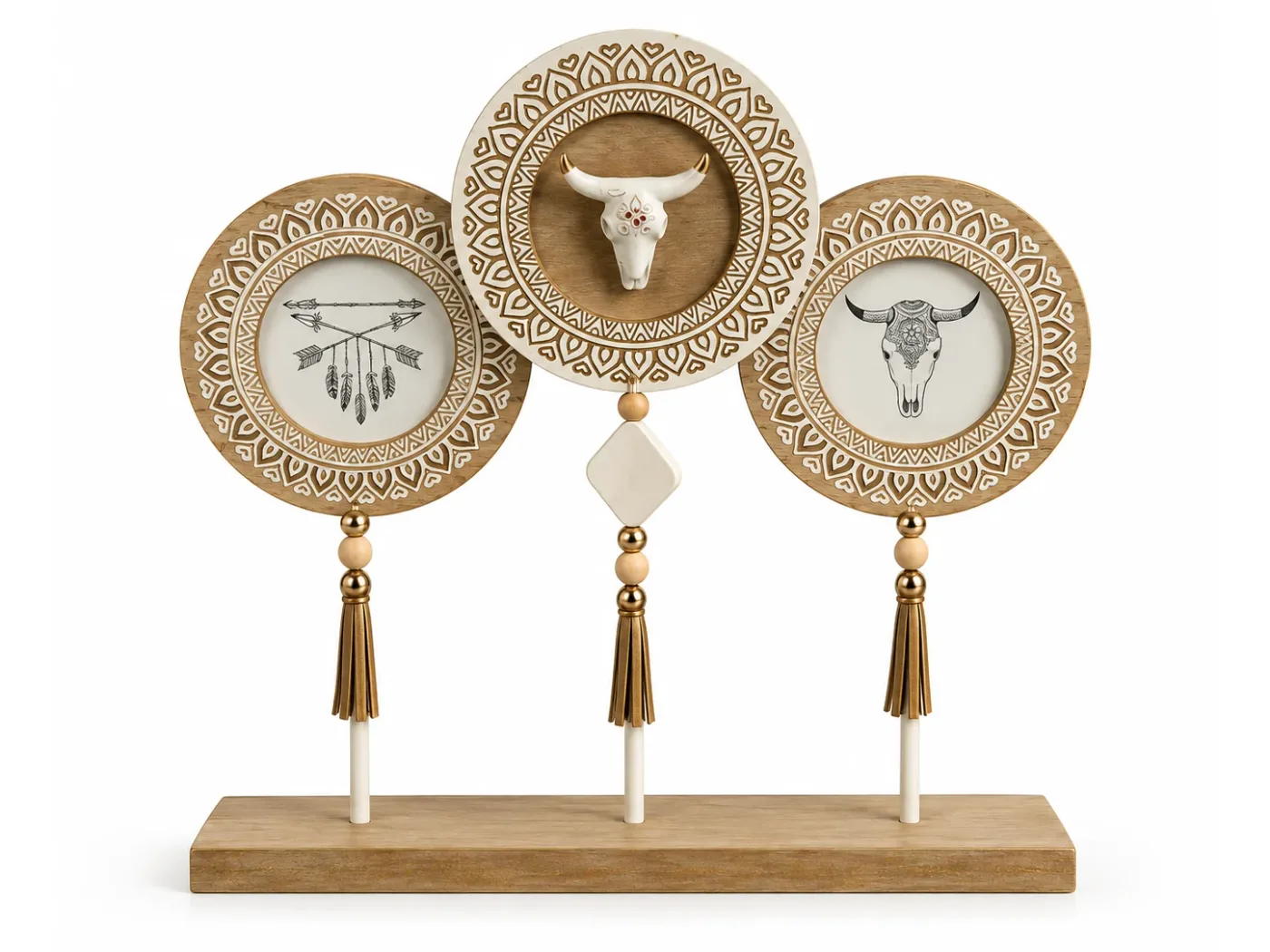 Mobilier Emblèmes Trio — vue de face