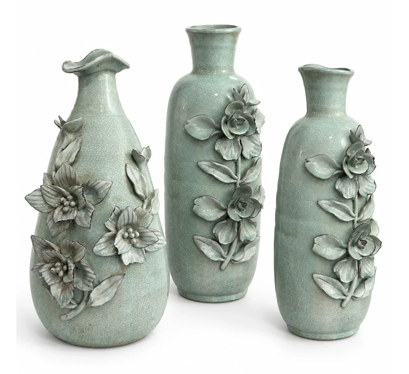 Mobilier Fleur Céladon — vue trois-quarts