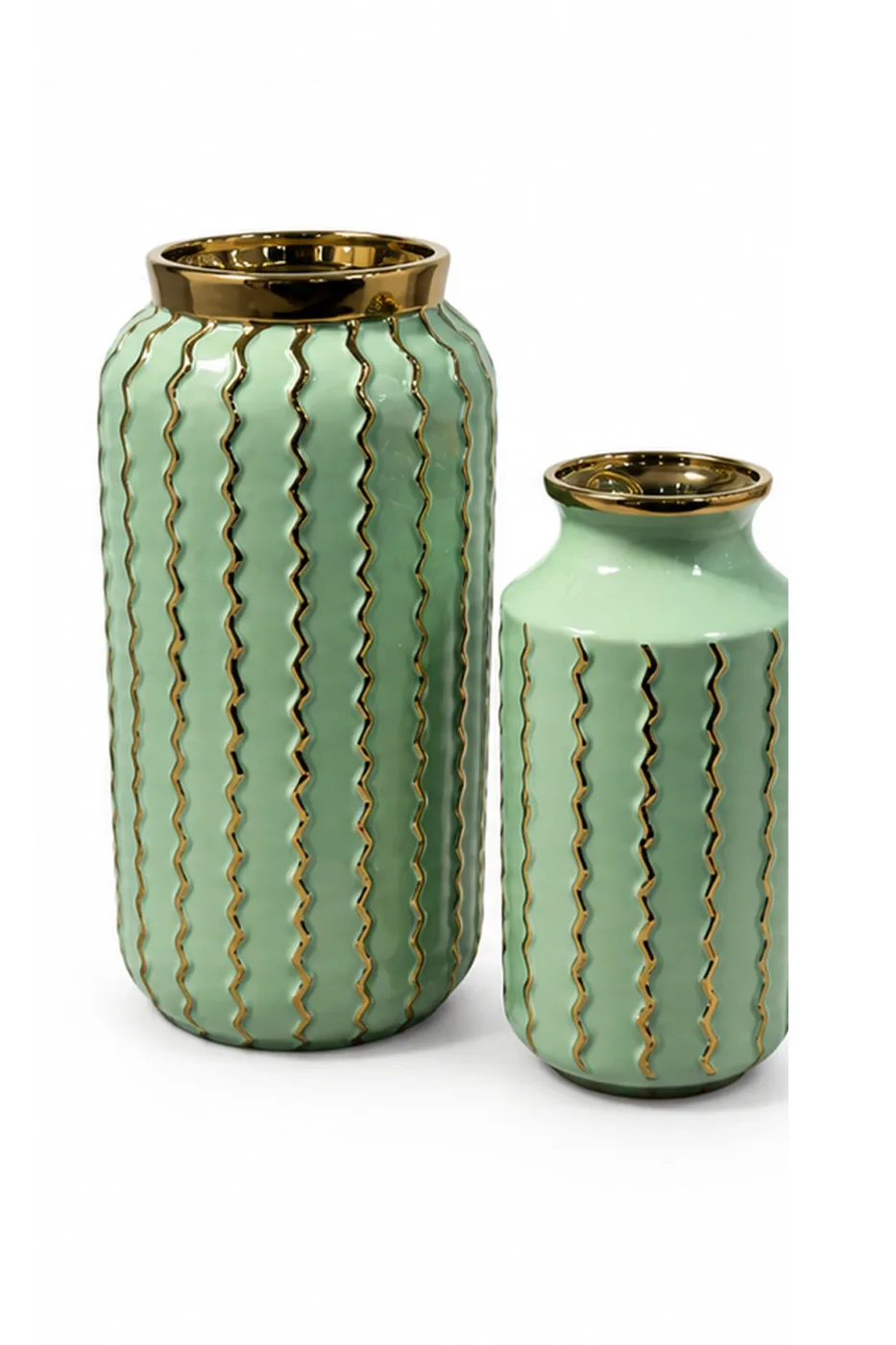Mobilier Duo Céladon — vue trois-quarts