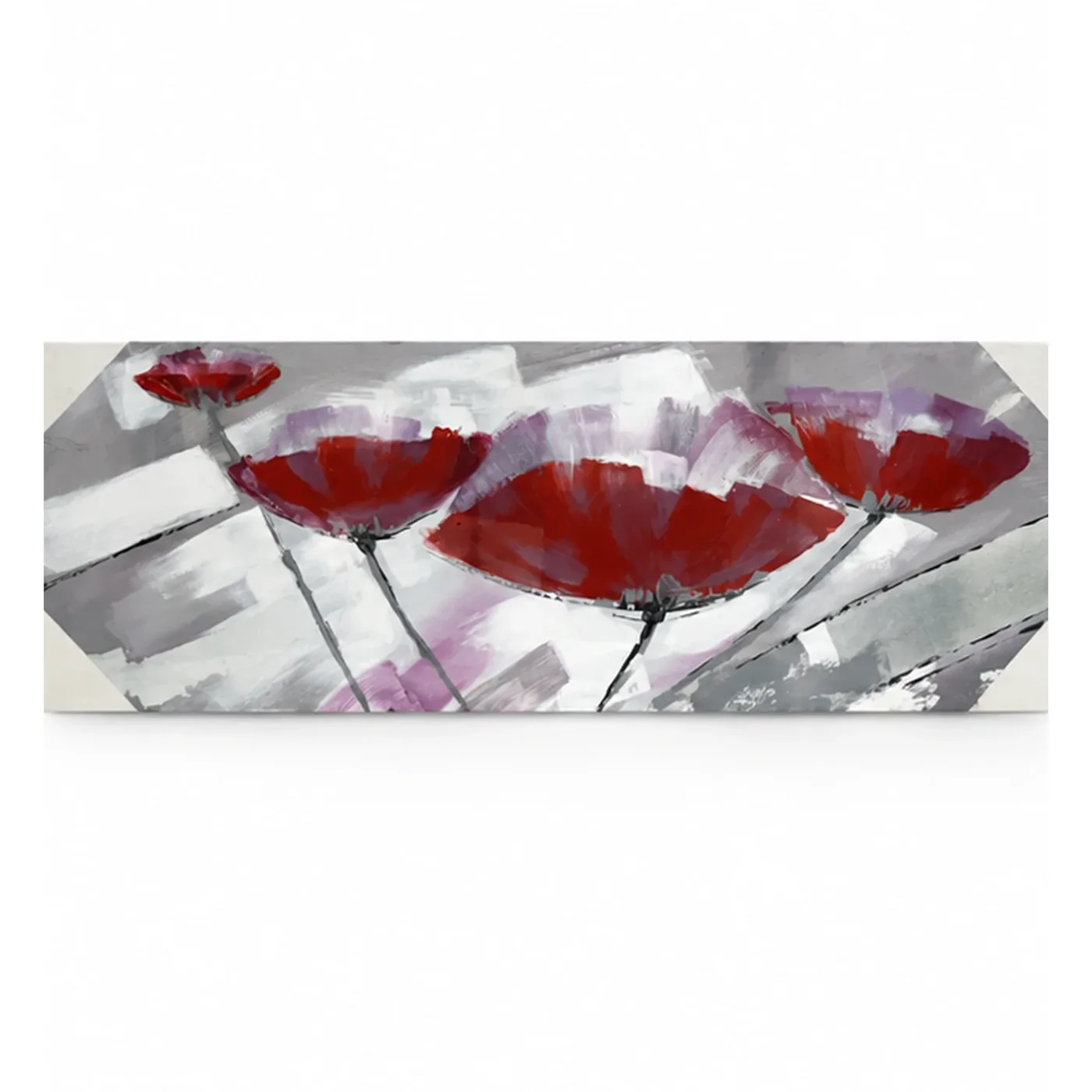 Tableau décoratif Pavots Rouges — vue de face