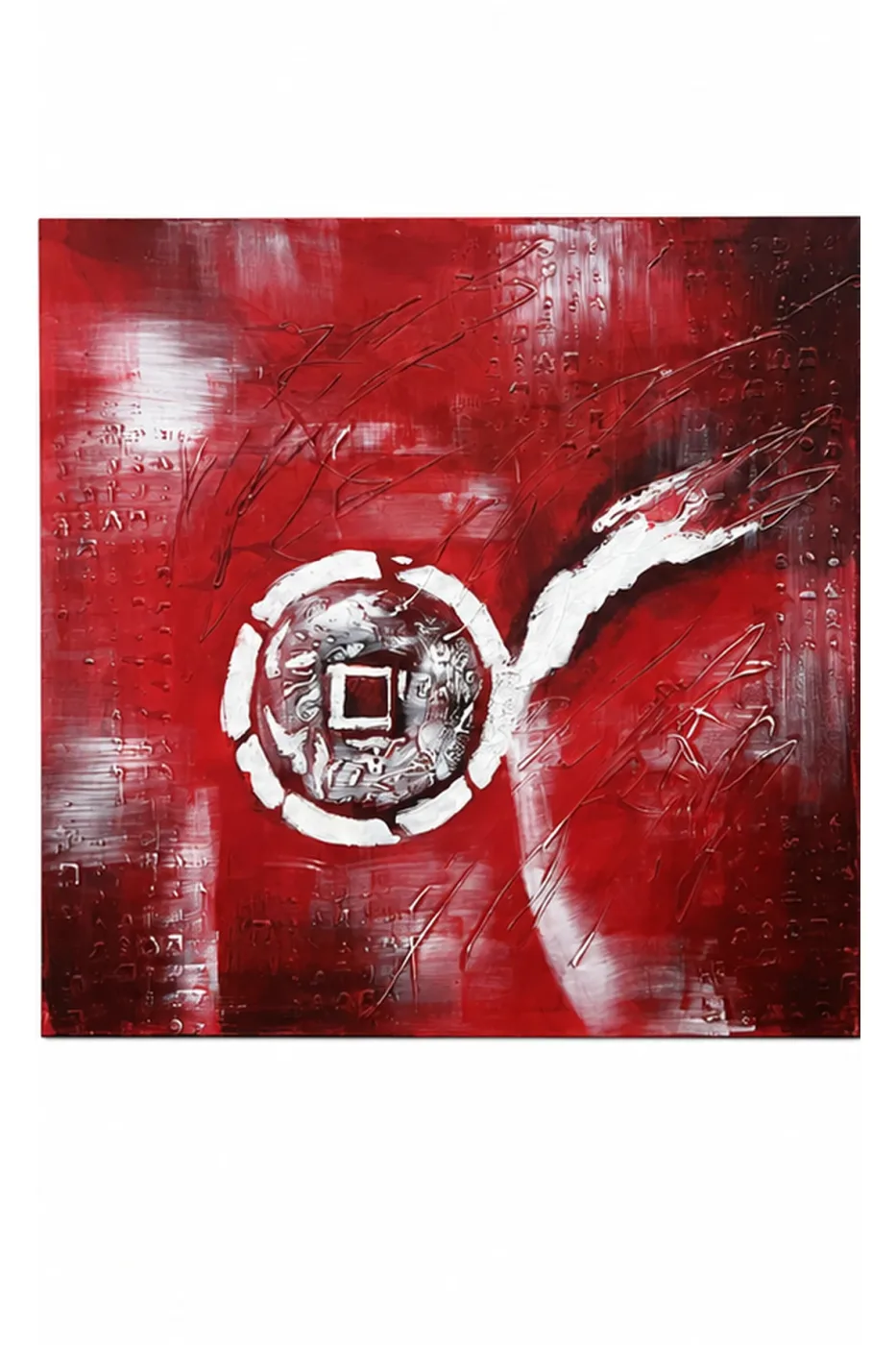 Tableau décoratif Cercle Rouge — vue de face