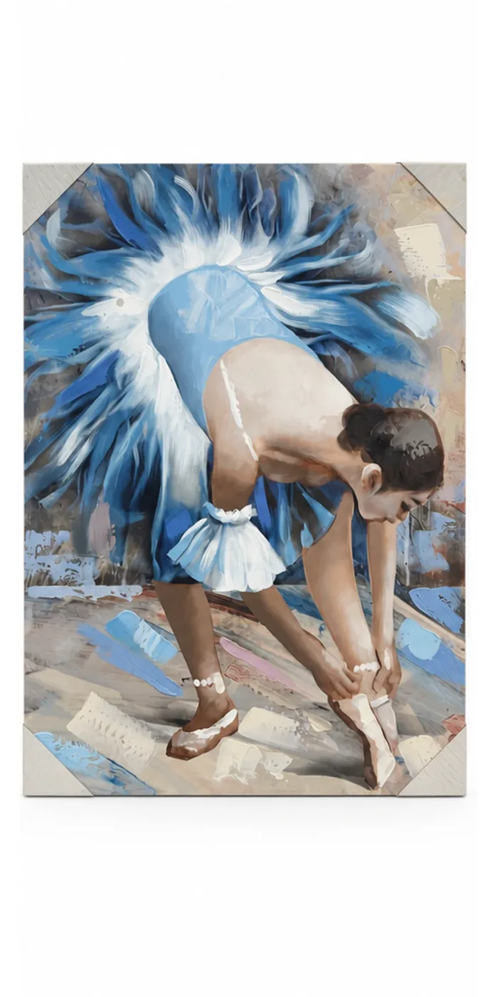 Tableau décoratif Mouvement Bleu — vue de face