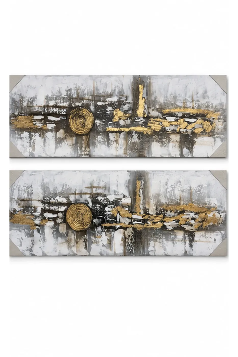 Tableau décoratif Abstraction Duo — vue de face