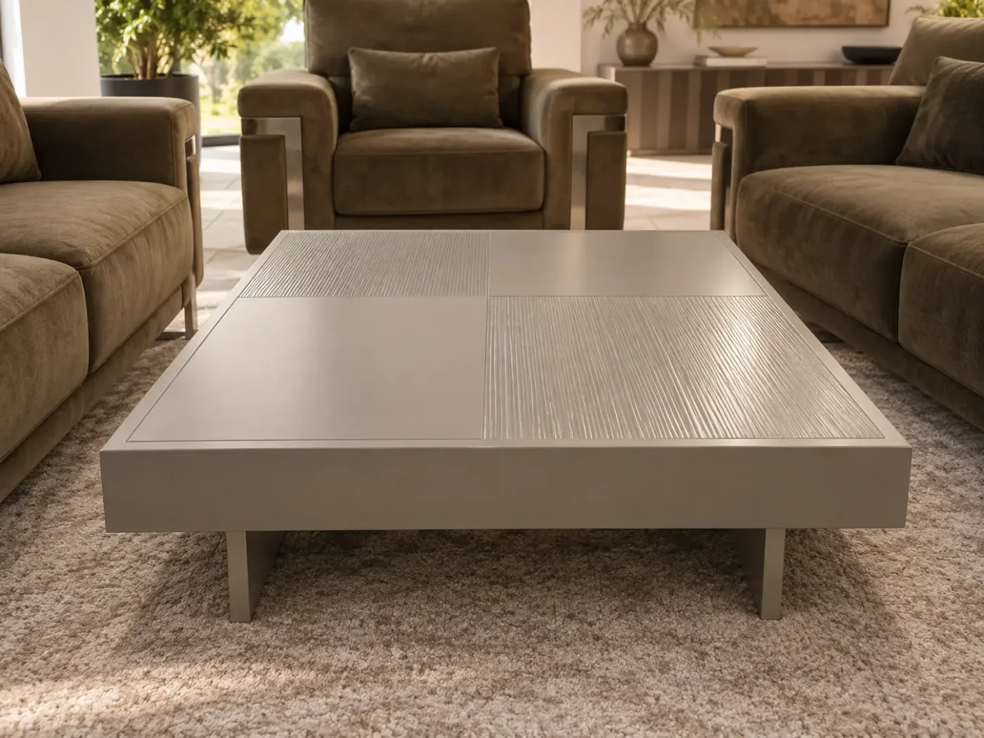 Table centrale Quadro — Table centrale — en situation