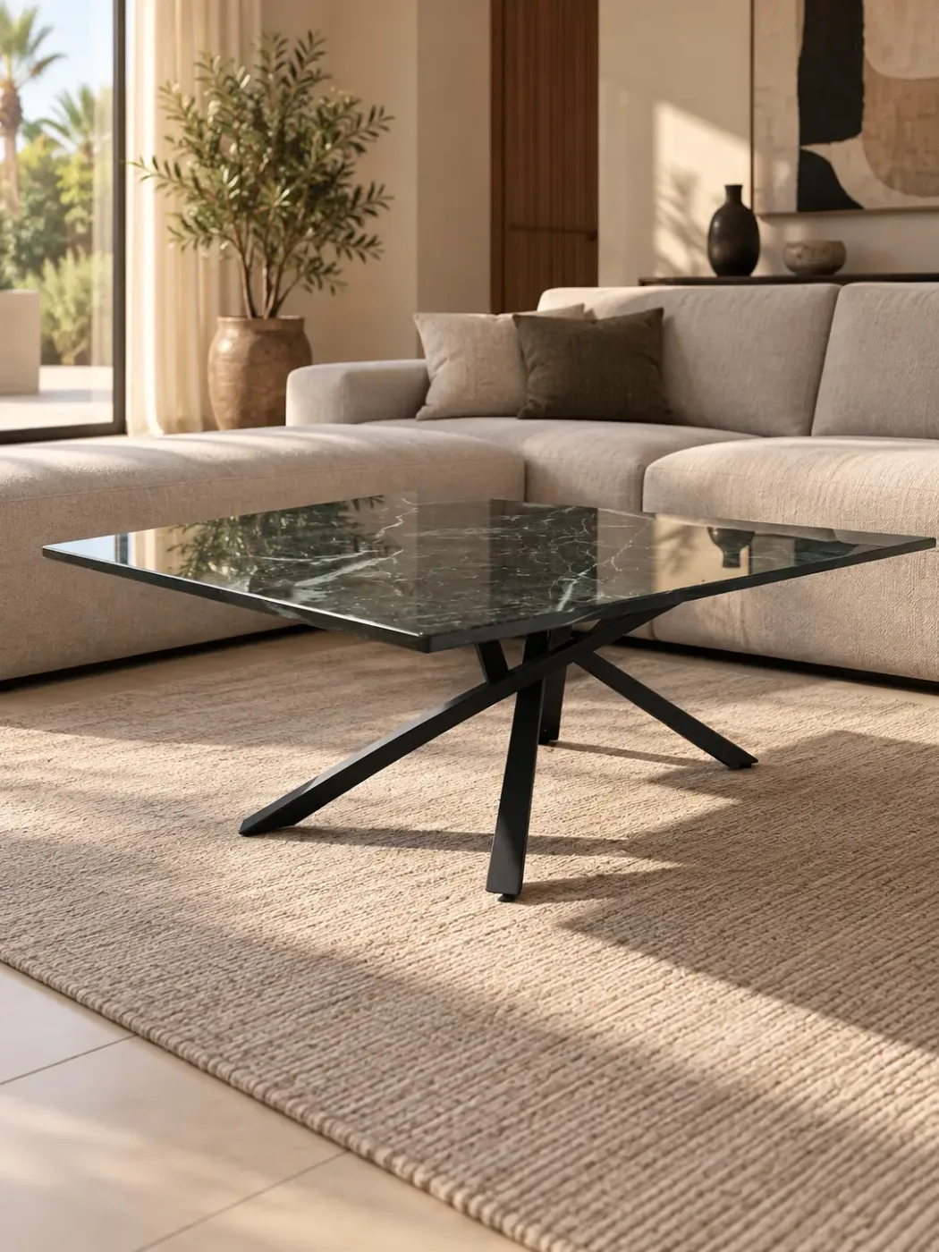 Table centrale Verde — Table centrale — en situation