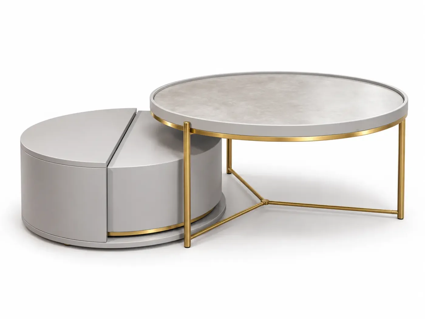 Table centrale Orbita — Table centrale 009 — vue de face