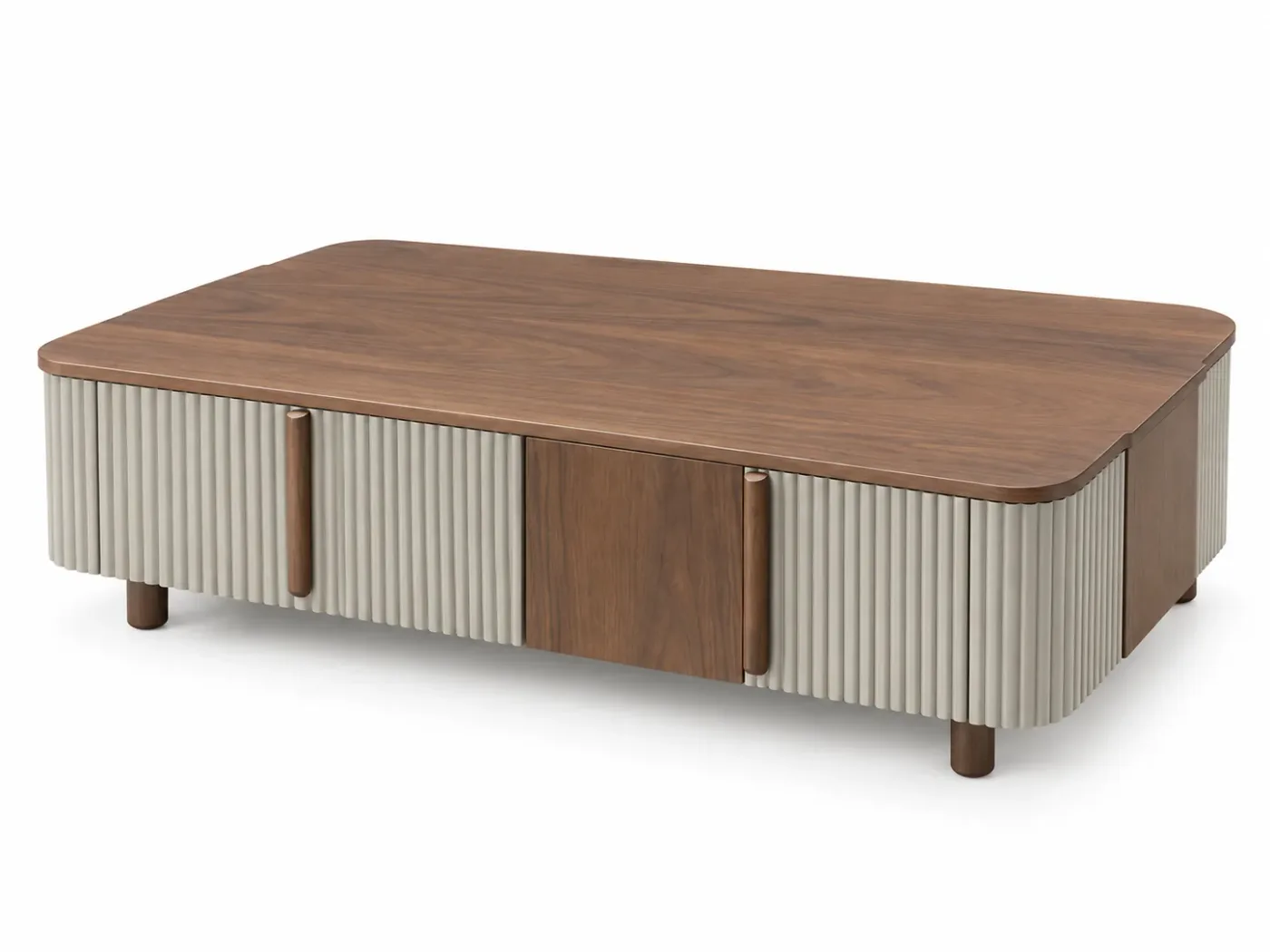 Table centrale Canale — vue trois-quarts