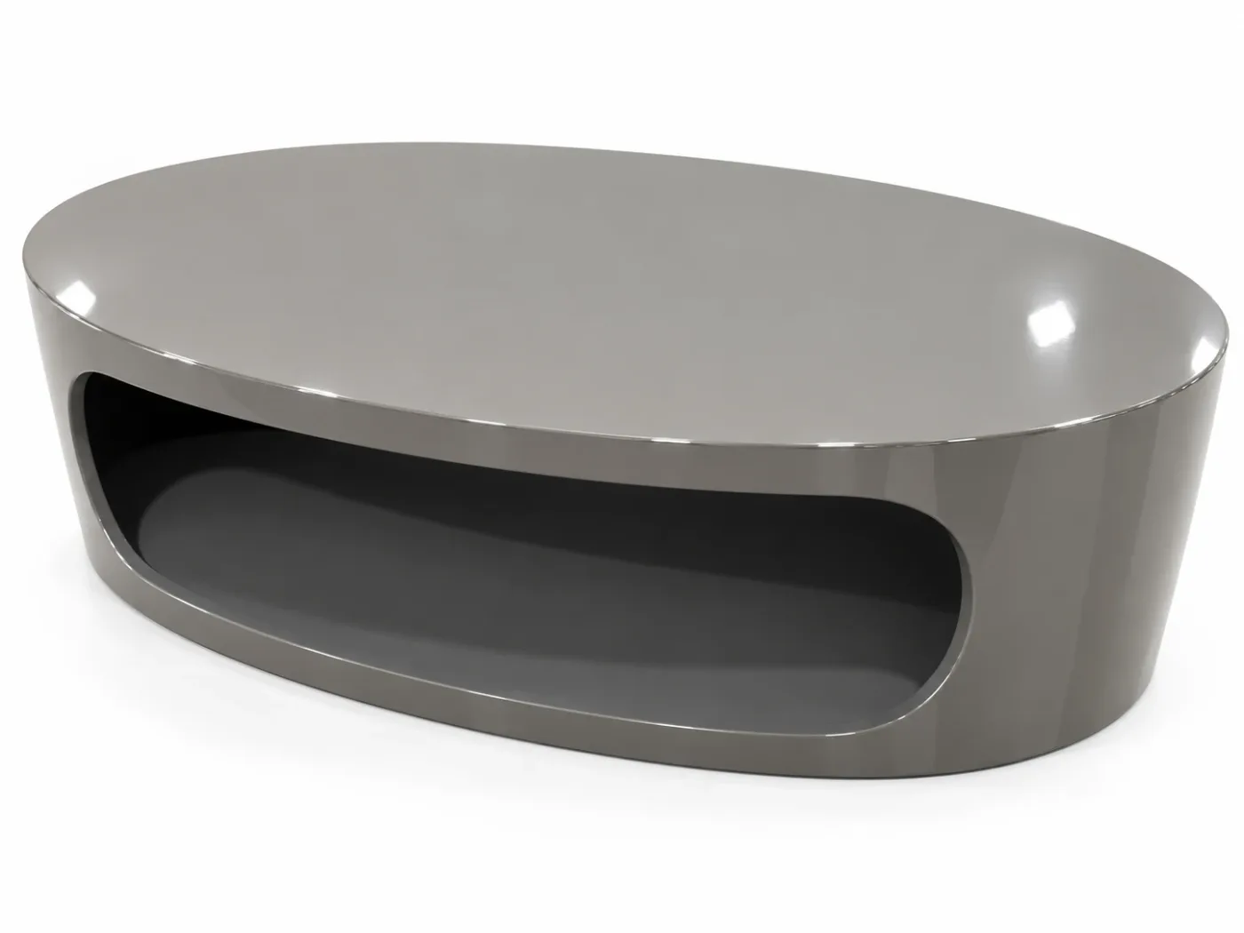 Table centrale Ellisse — Table centrale — vue trois-quarts