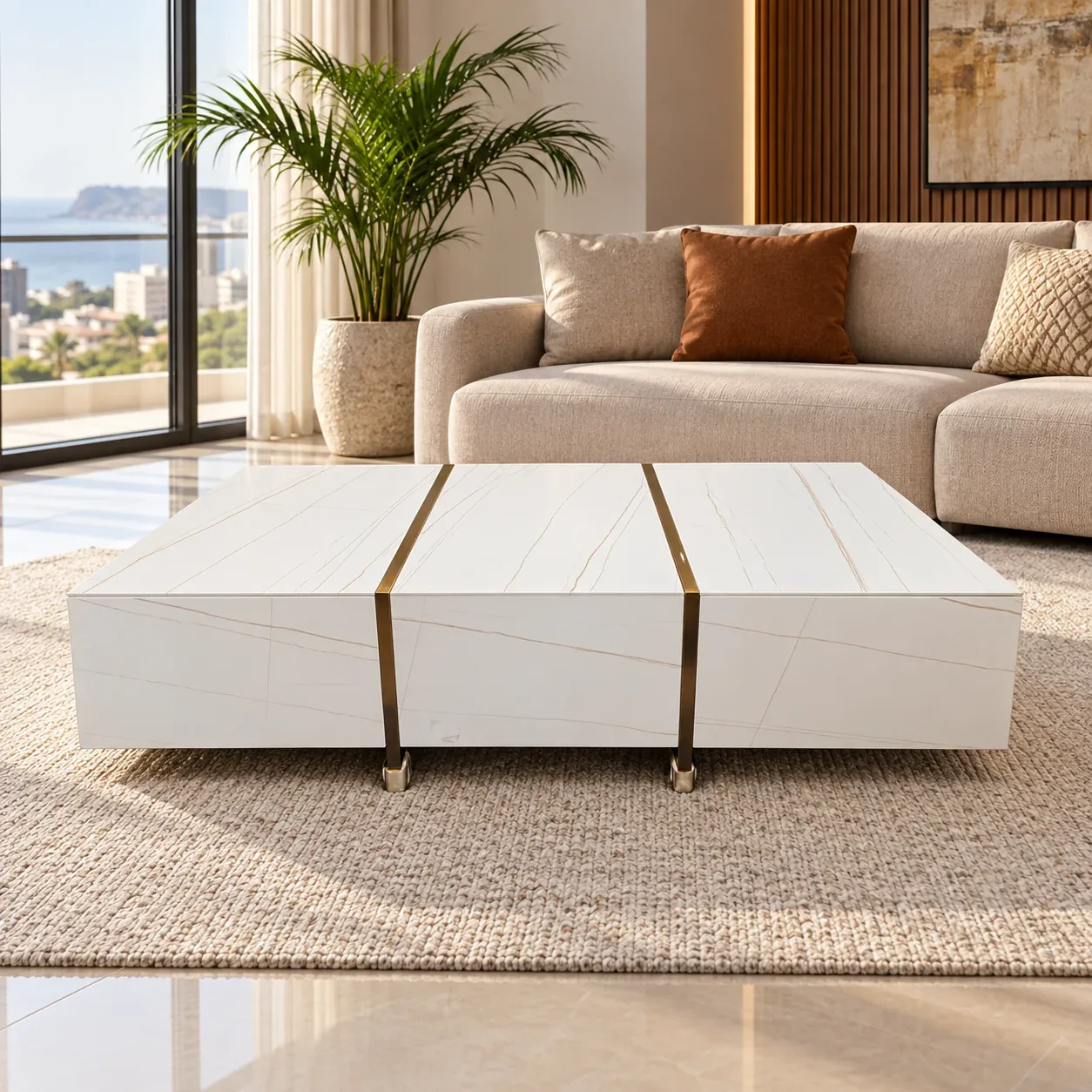 Table centrale Linea — Table centrale — en situation