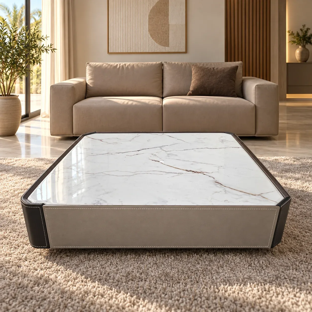 Table centrale Prisma — Table centrale — en situation