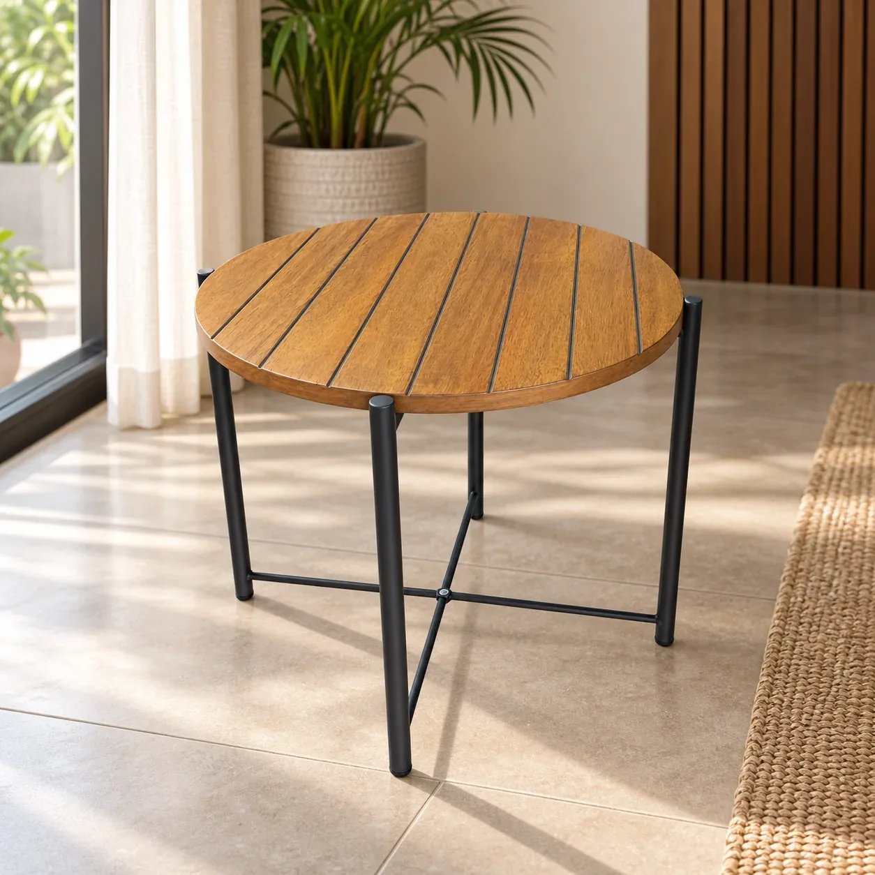 Table d’appoint Giro — en situation