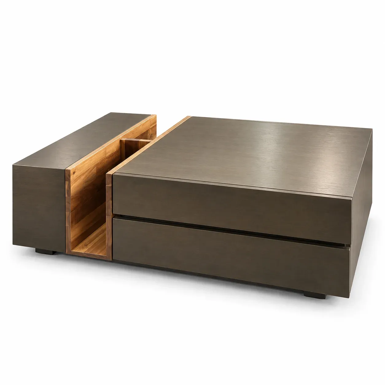Table centrale Bronzo — vue trois-quarts