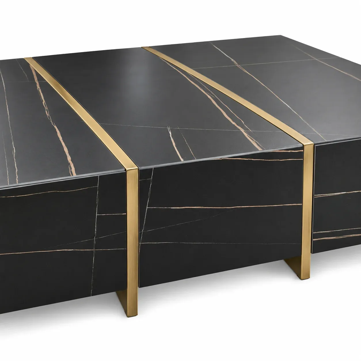 Table centrale Aureo — détail