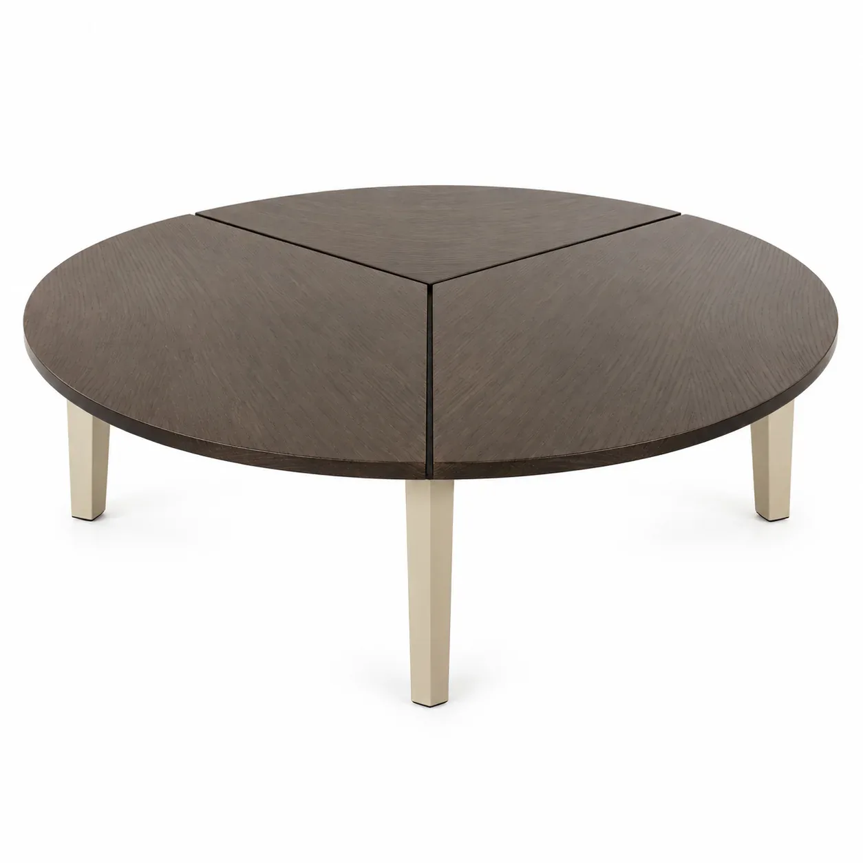 Table centrale Segmento — vue de face