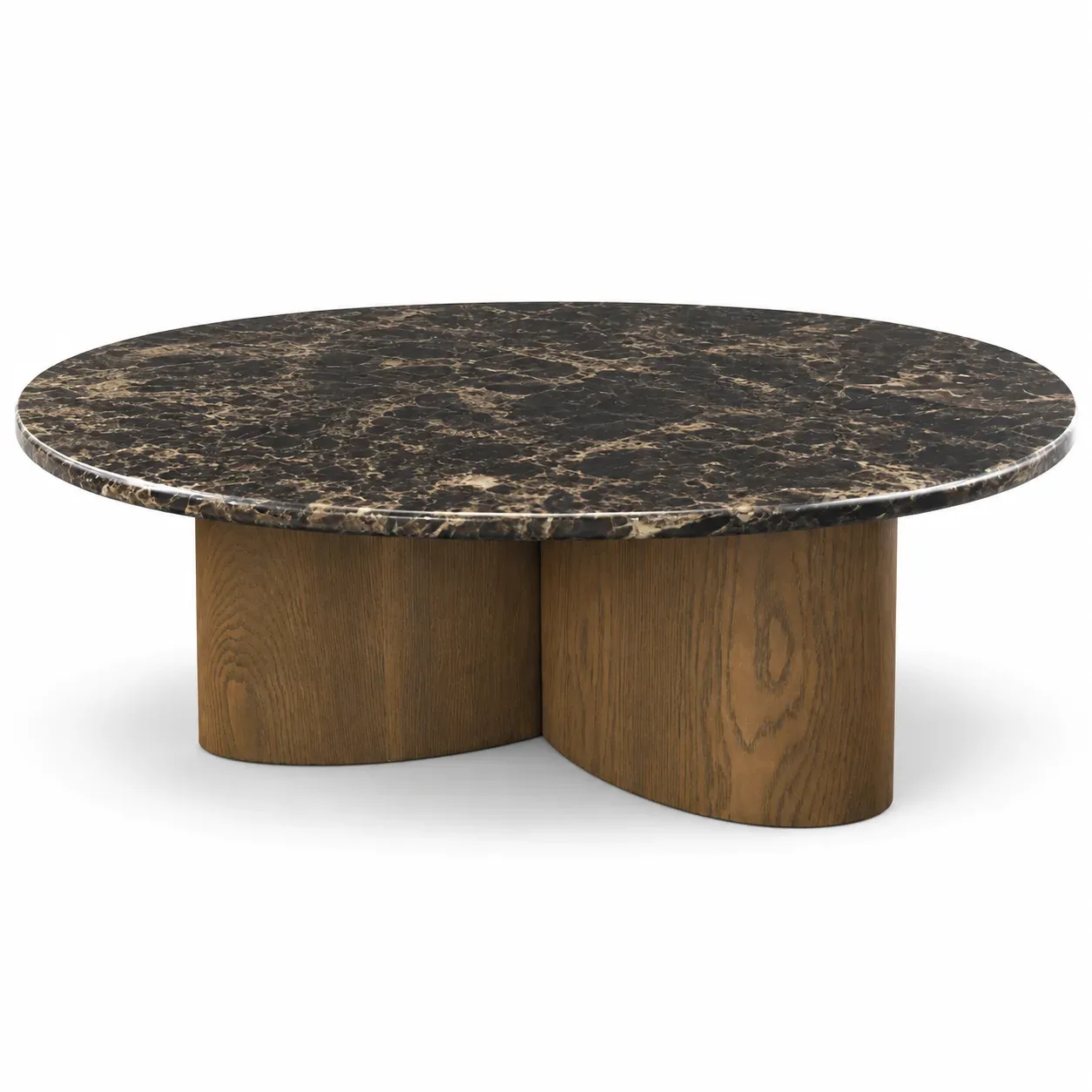 Table centrale Ovale — Table centrale — vue de face