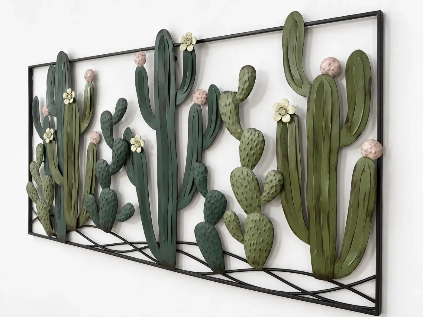 Tableau décoratif Cacta — vue trois-quarts