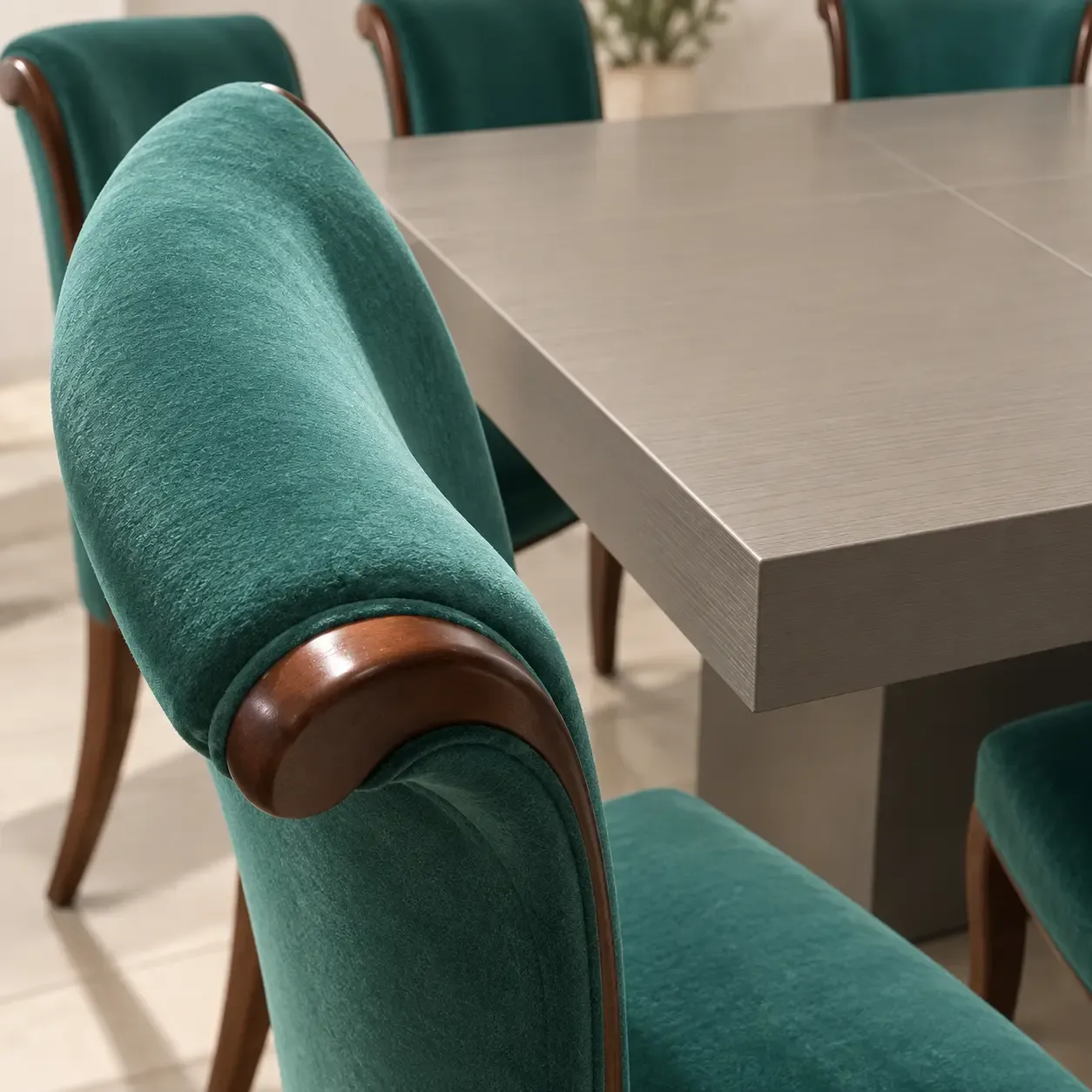Table à manger Piazza — détail