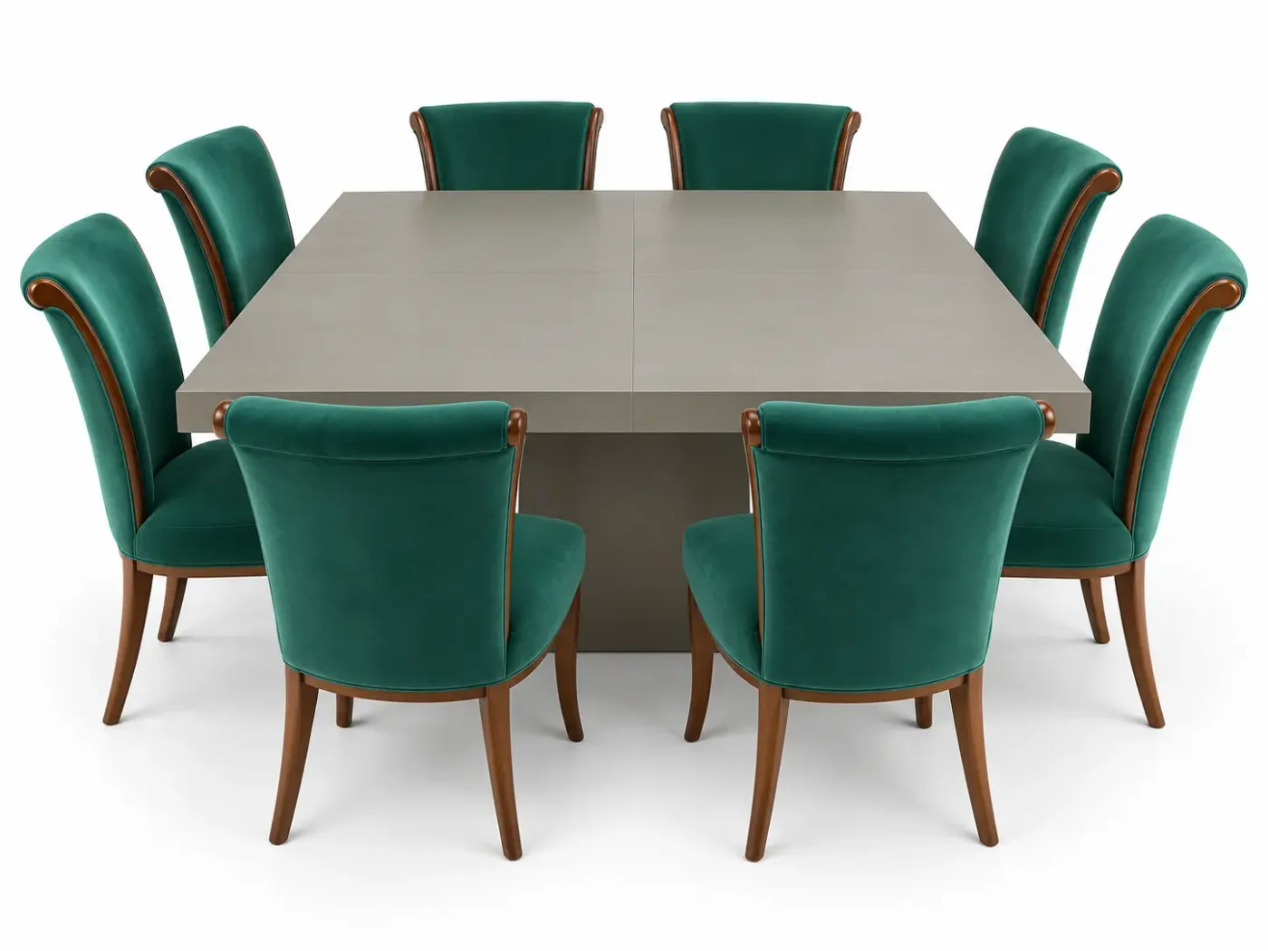 Table à manger Piazza — vue de face