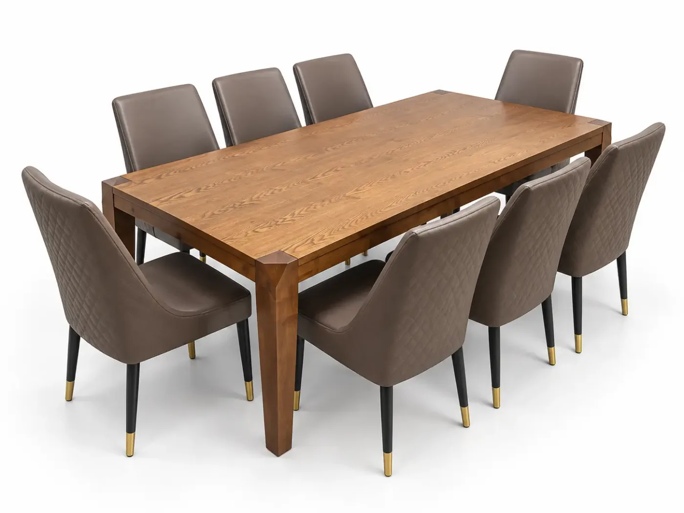 Table à manger Castano — vue trois-quarts