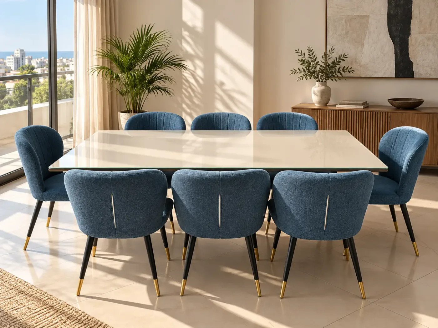Table à manger Azzurra — en situation