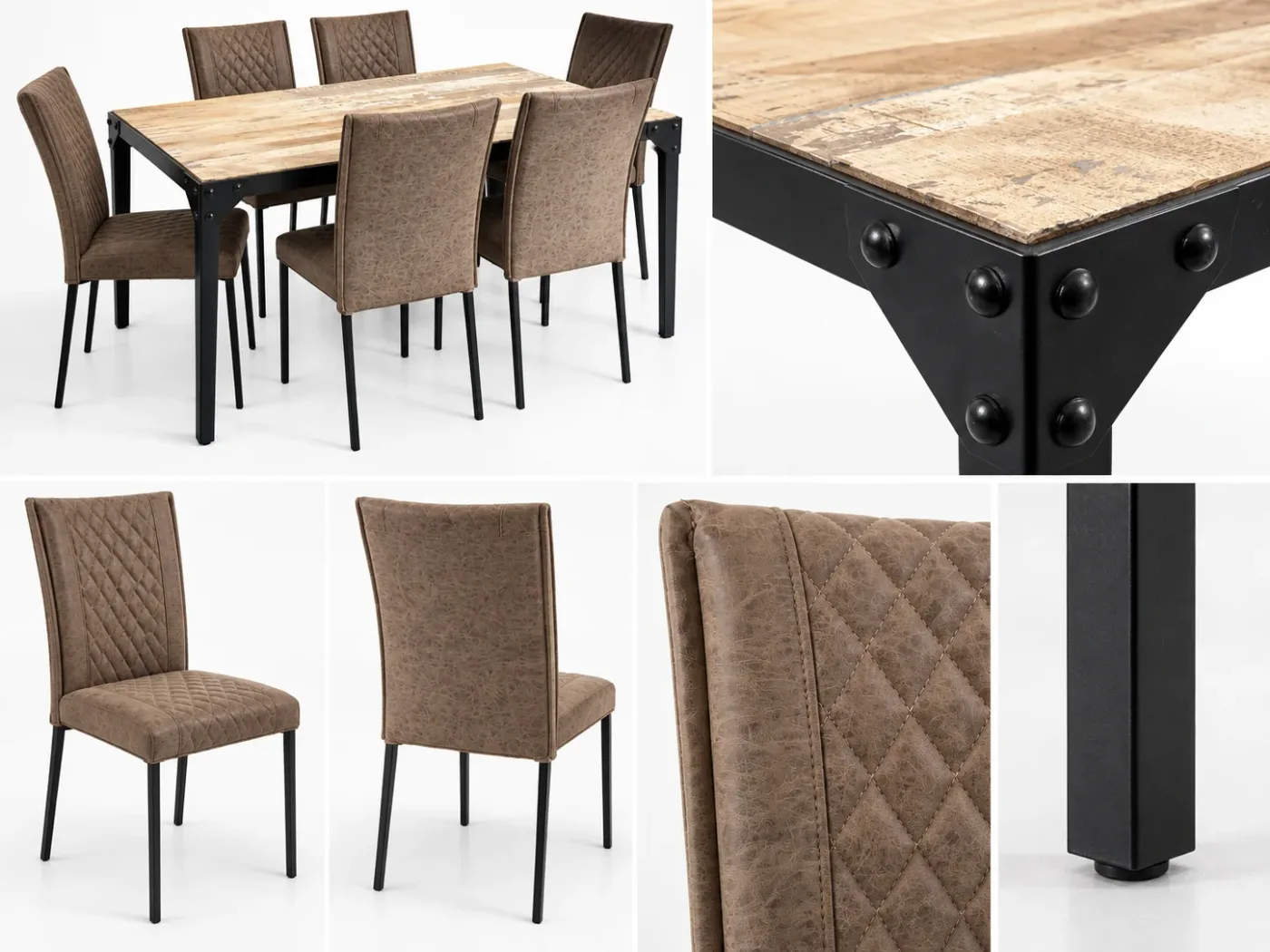 Table à manger Forge — détail
