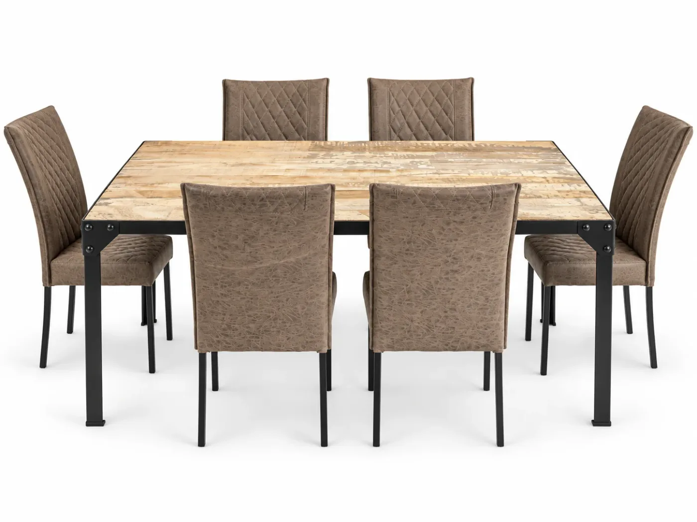 Table à manger Forge — vue de face