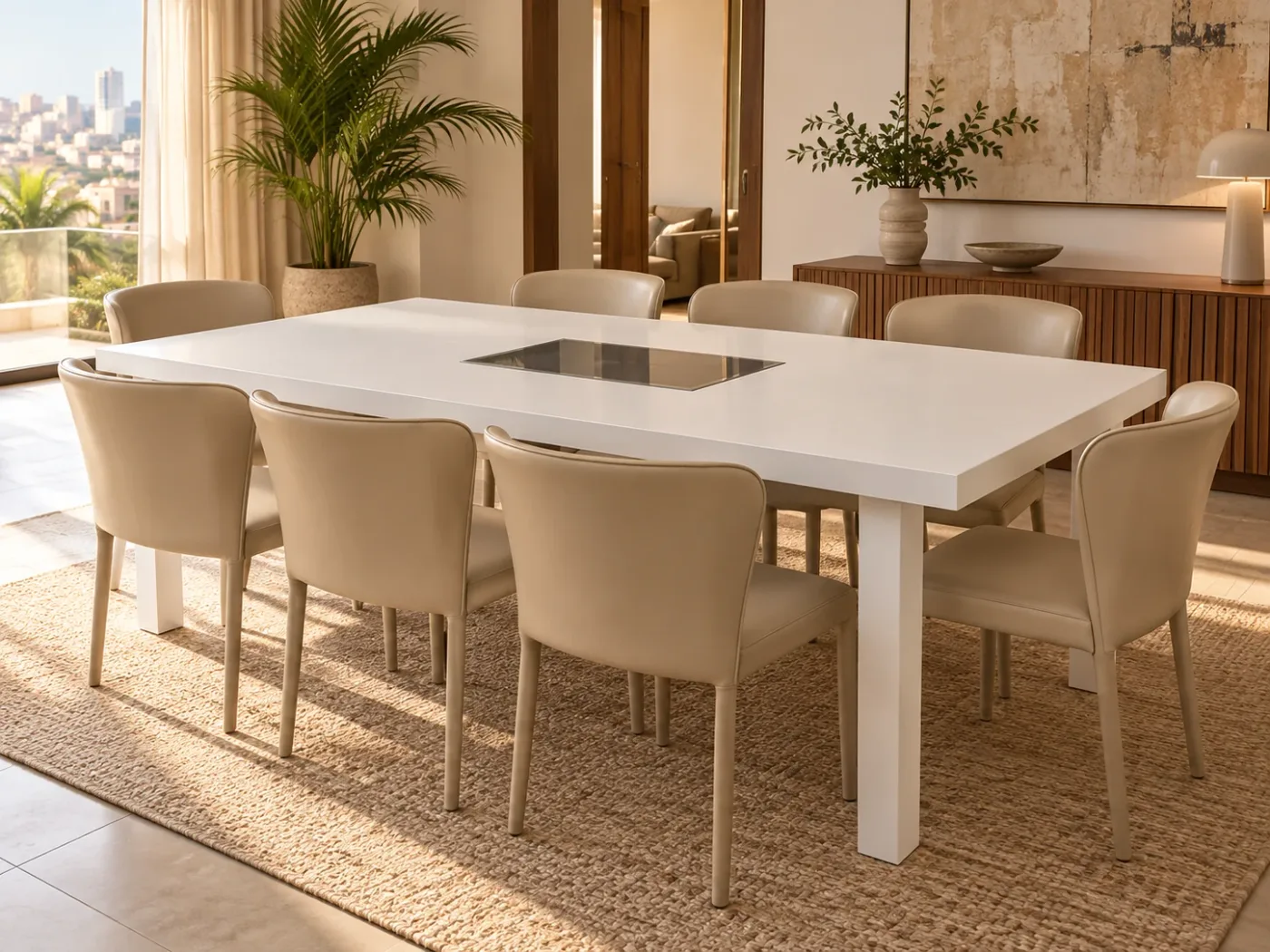 Table à manger Avorio — Salle à manger — en situation