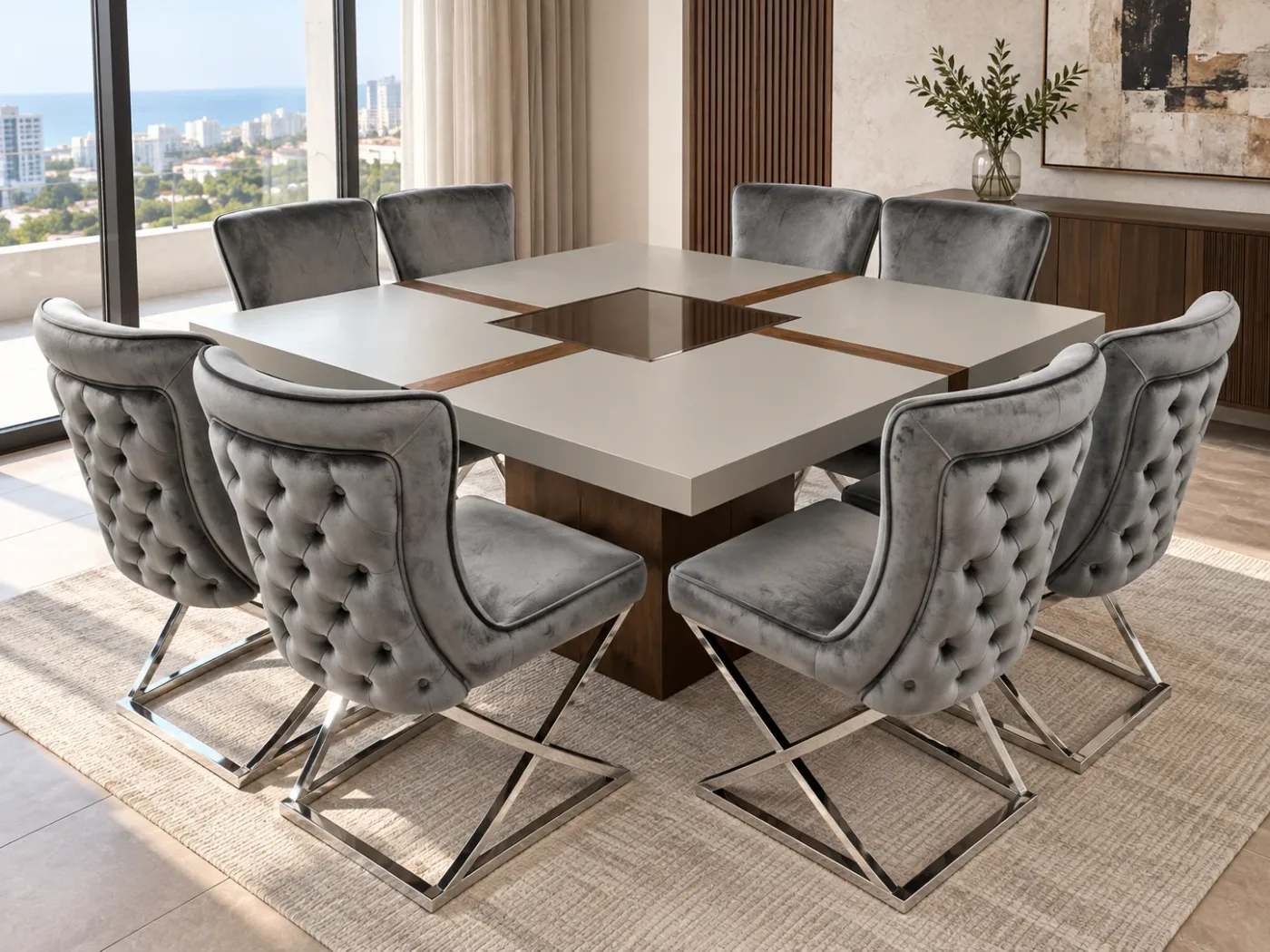 Table à manger Incrocio — Salle à manger — en situation