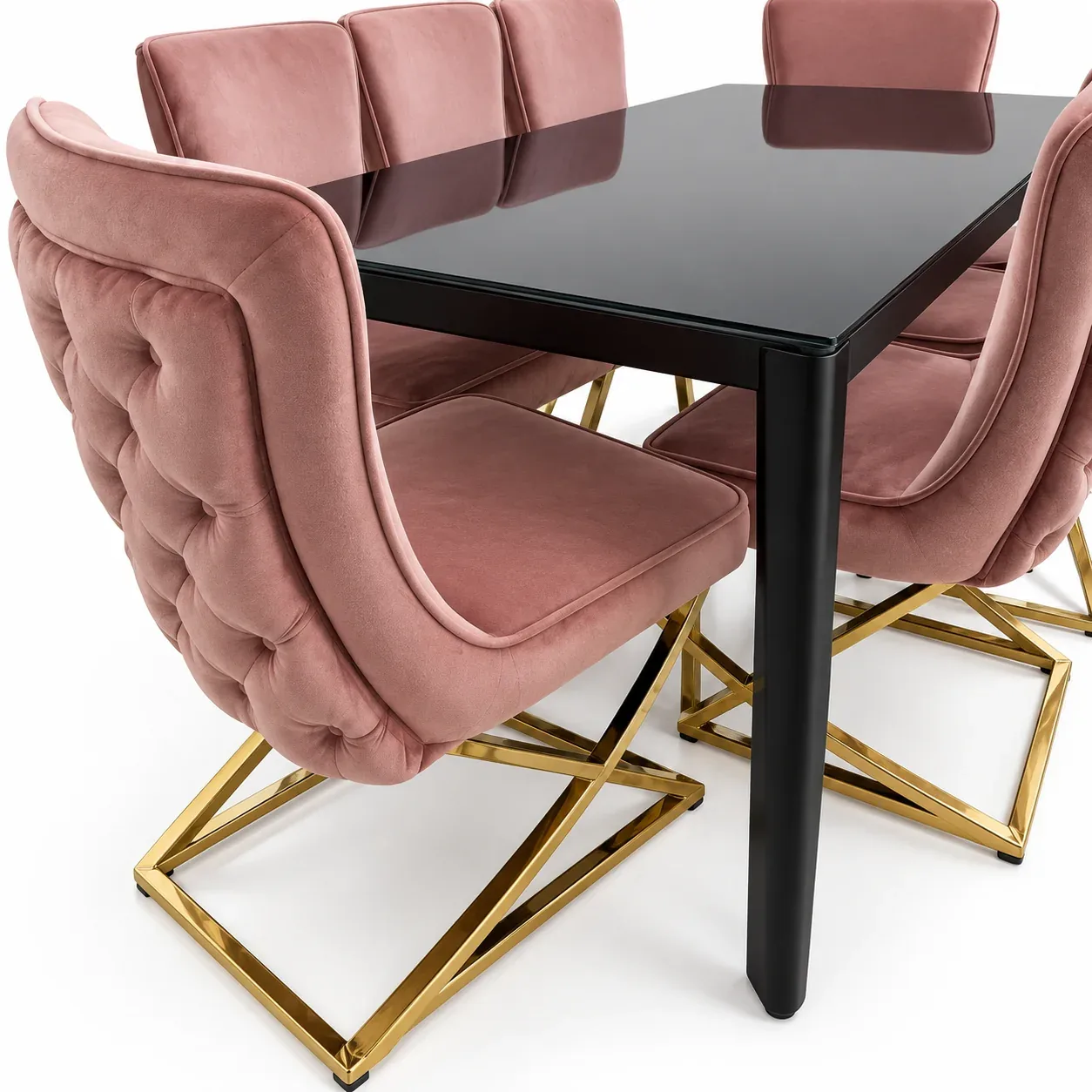 Table à manger Rosa Nera — détail