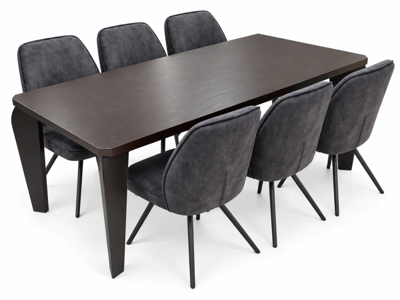 Table à manger Fosco — vue trois-quarts
