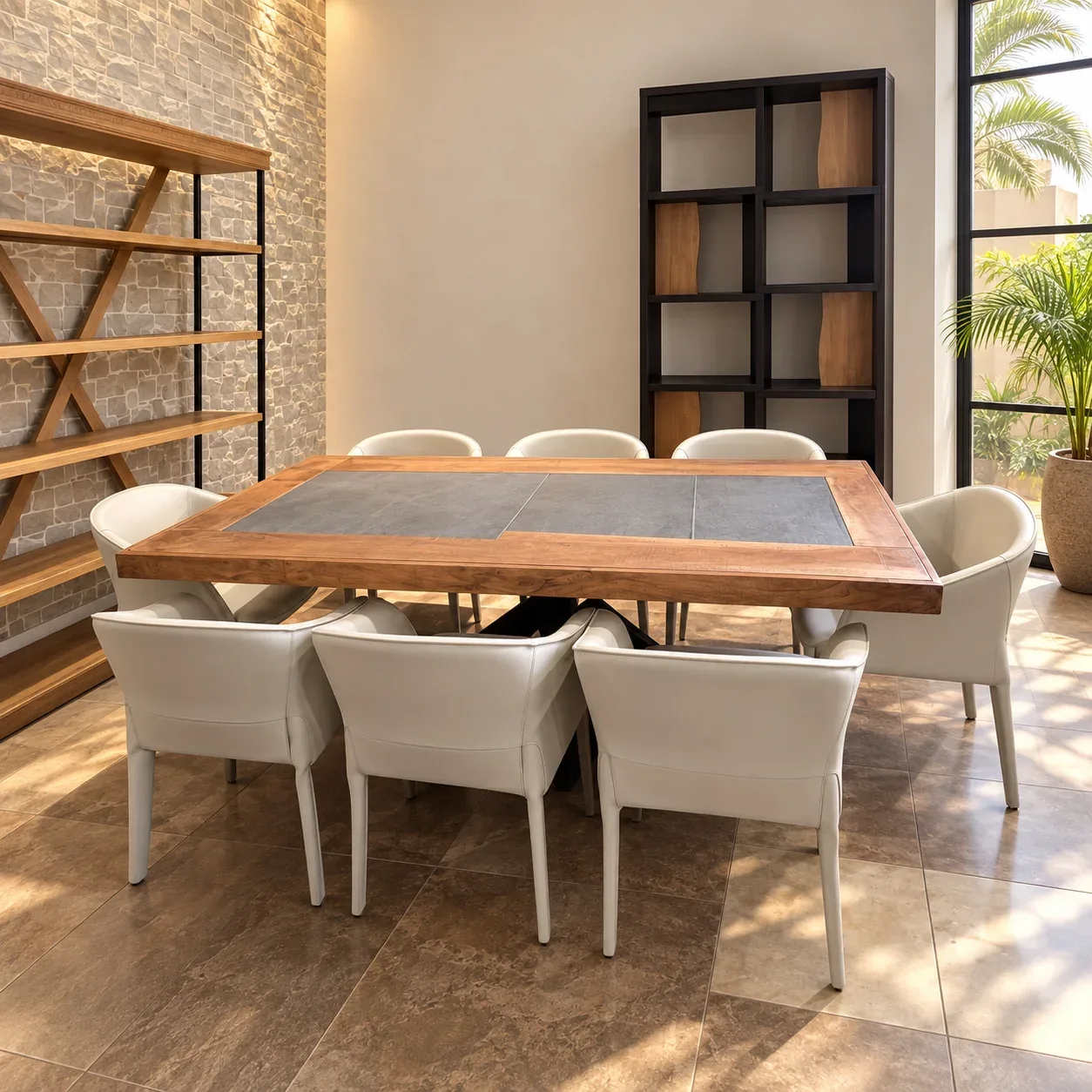 Table à manger Inserto — en situation