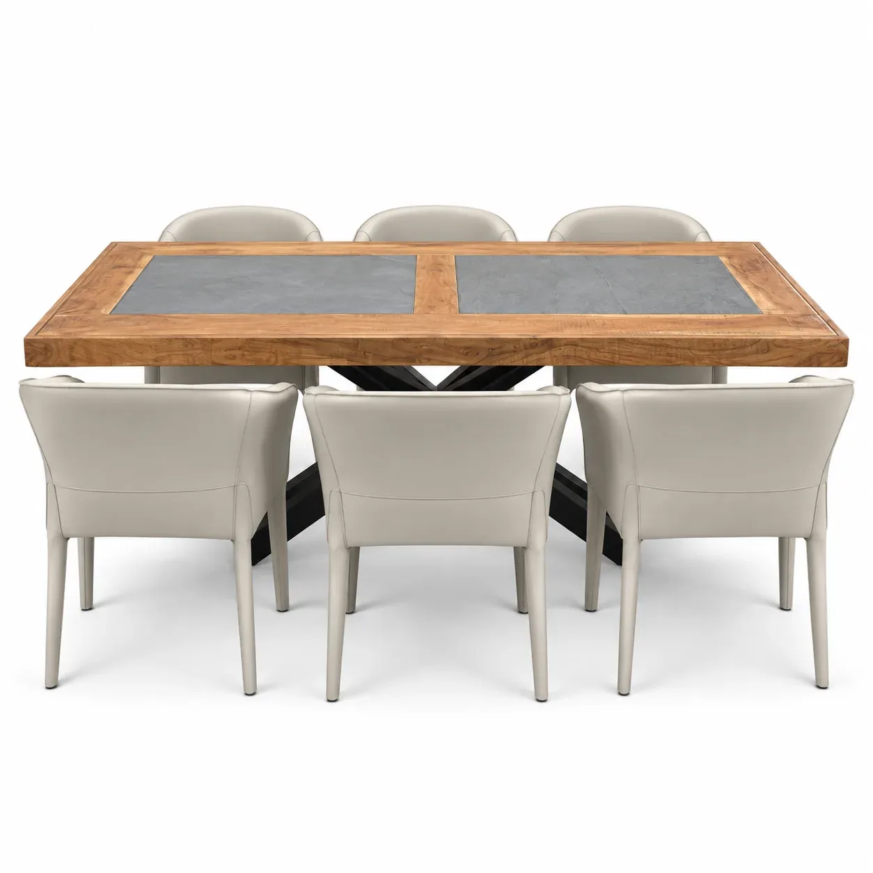Table à manger Inserto — vue de face