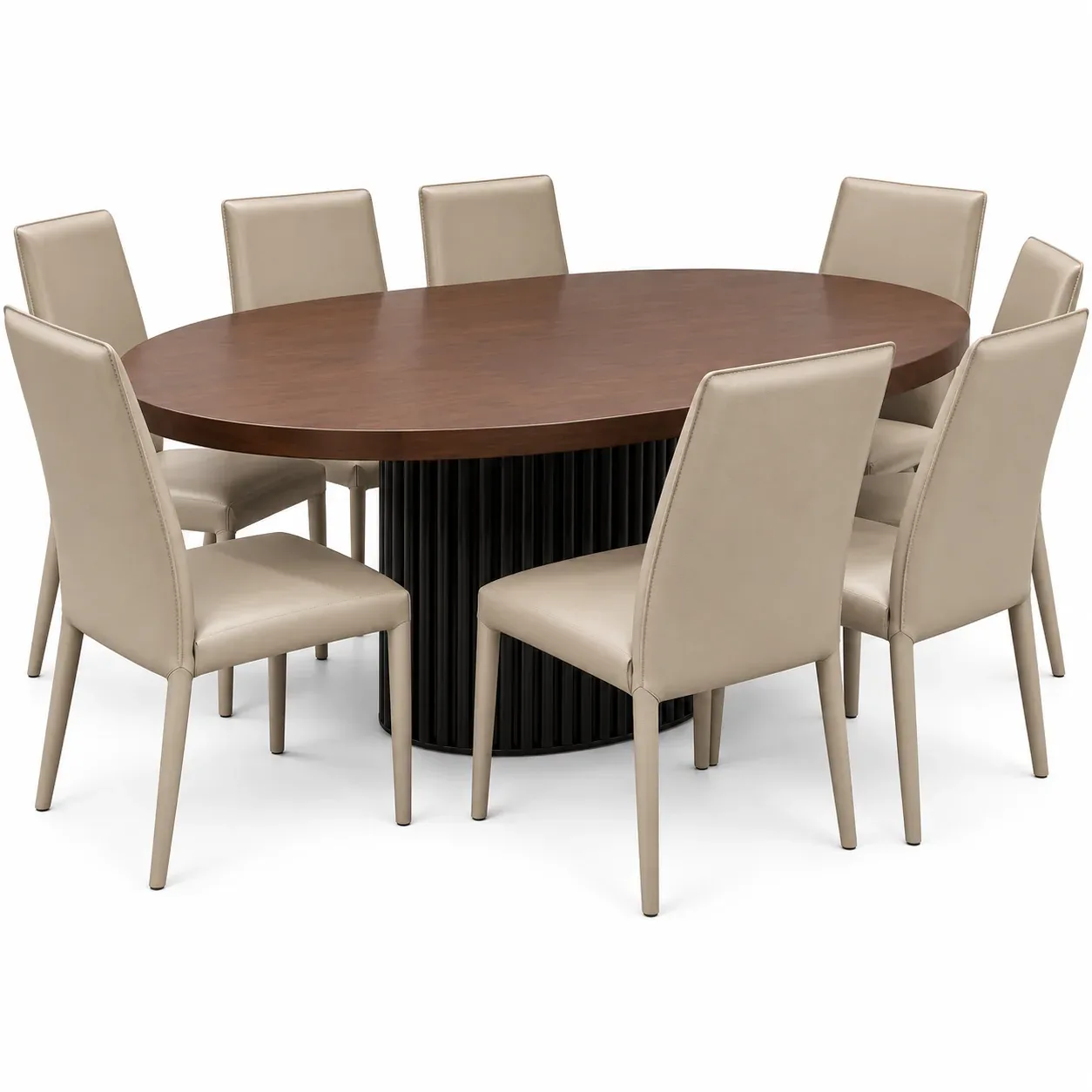 Table à manger Ellisse — Salle à manger — détail