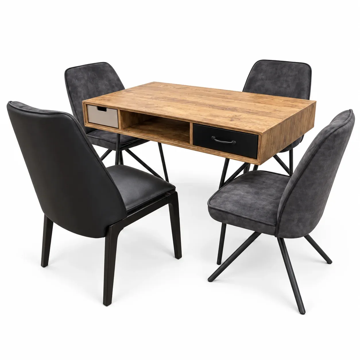 Table à manger Studio — vue trois-quarts