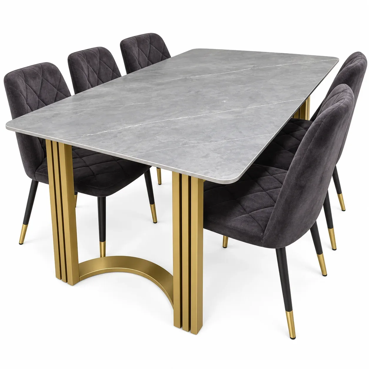 Table à manger Marmo Oro — détail