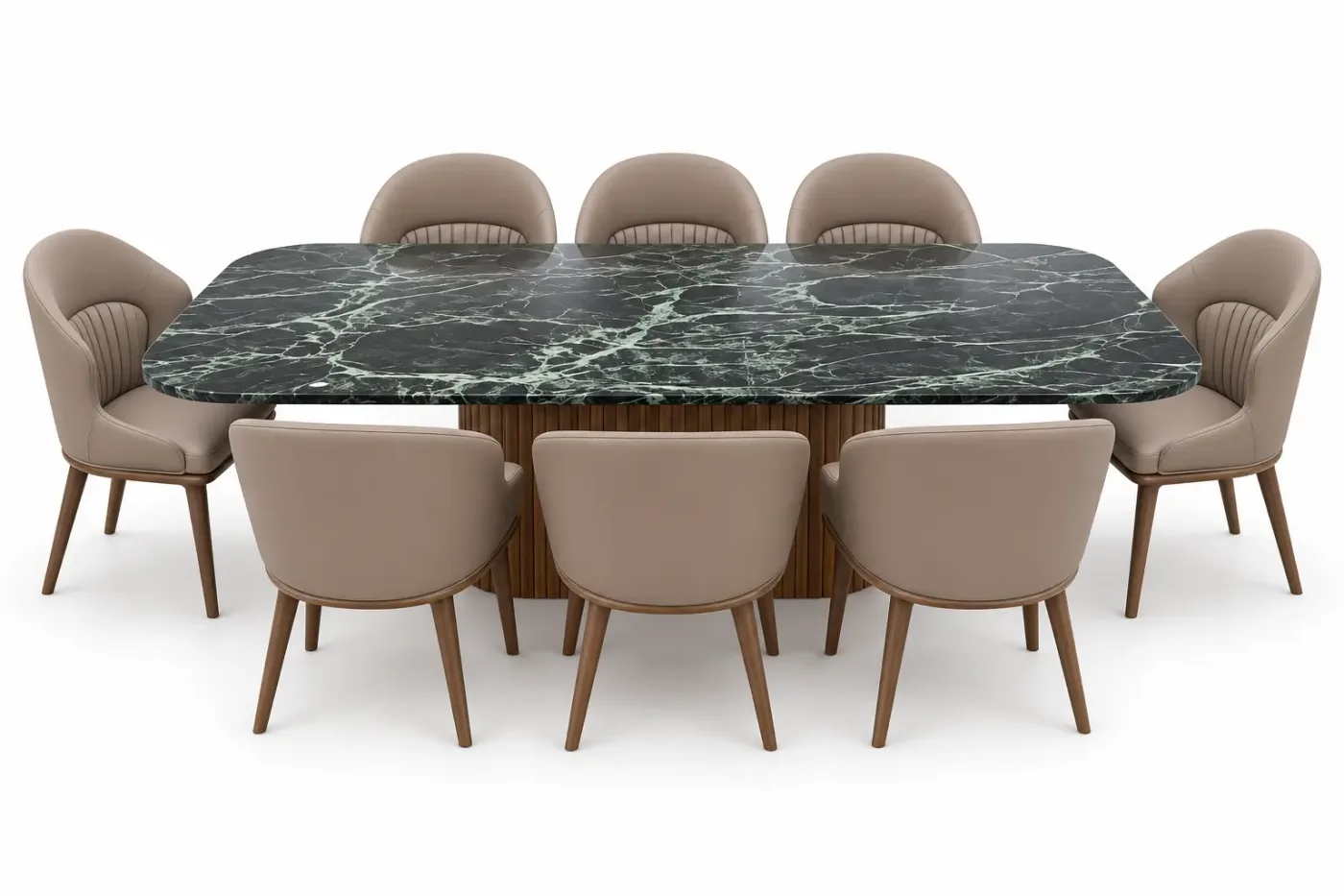 Table à manger Smeraldo — vue de face