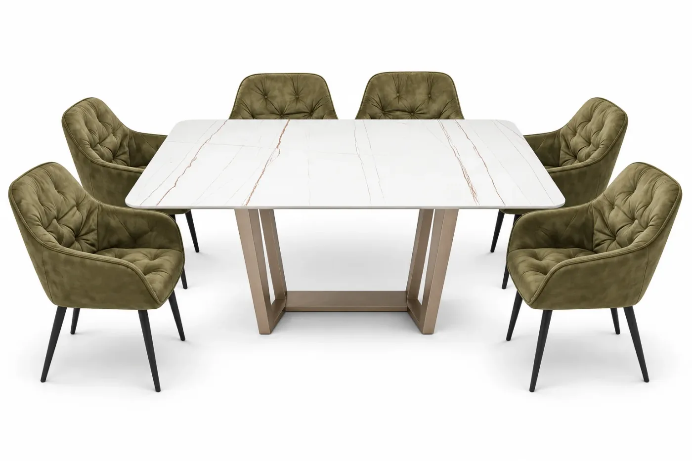 Table à manger Giada — vue de face