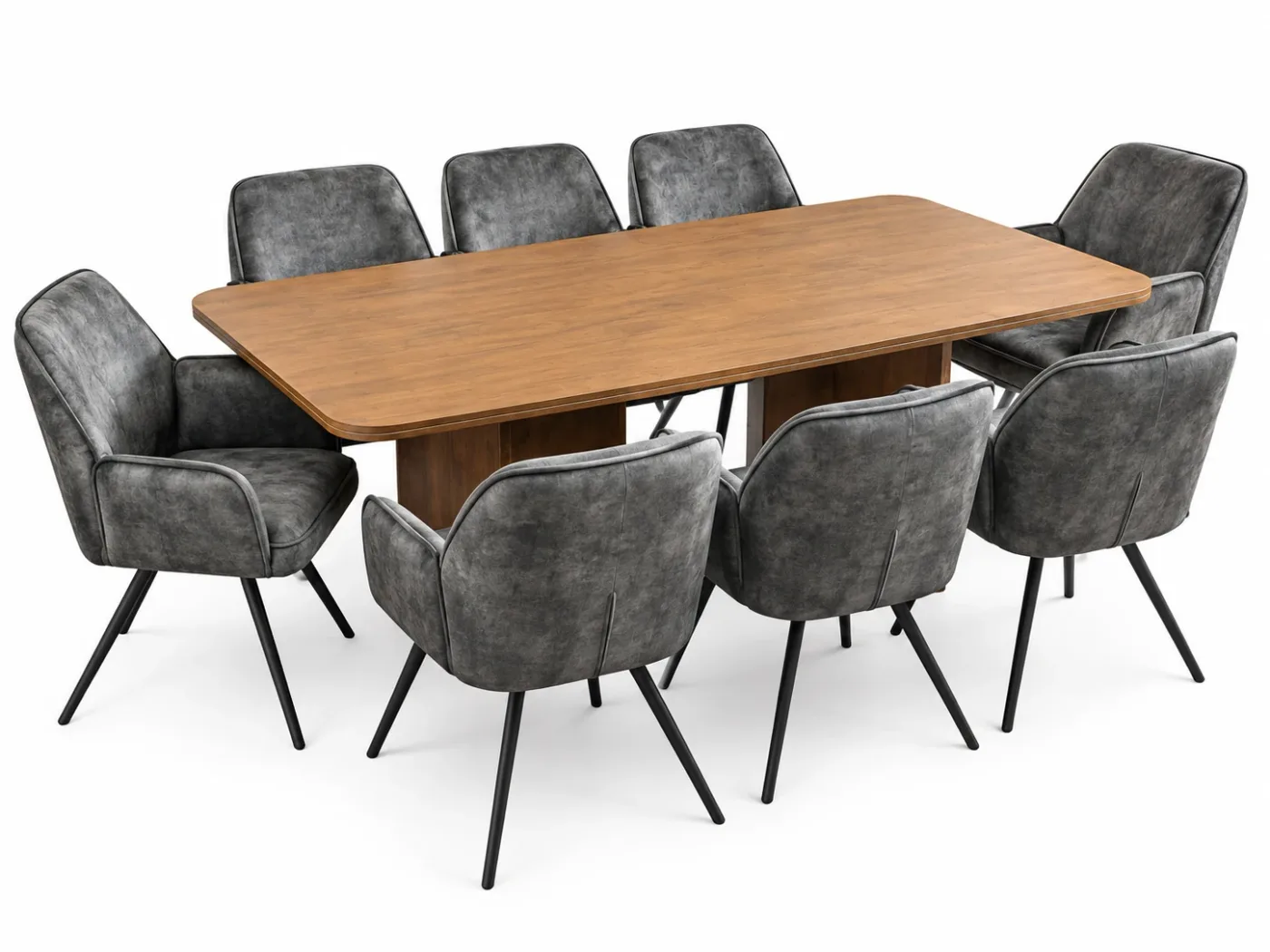 Table à manger Velato — vue trois-quarts