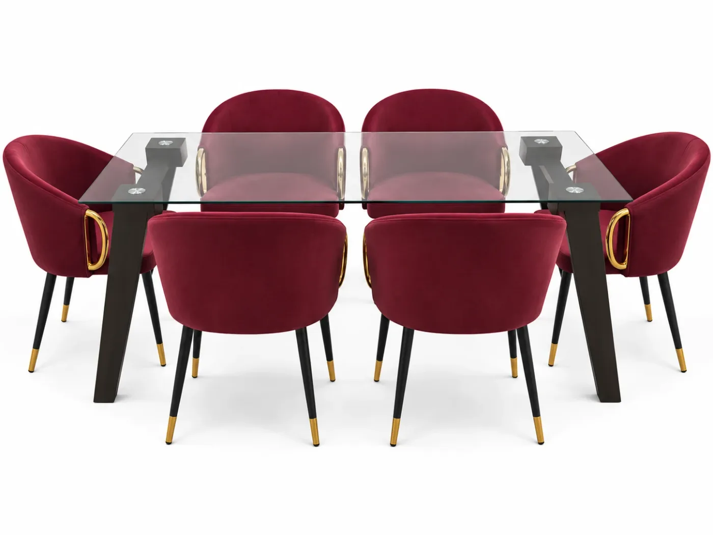 Table à manger Rubino — vue de face