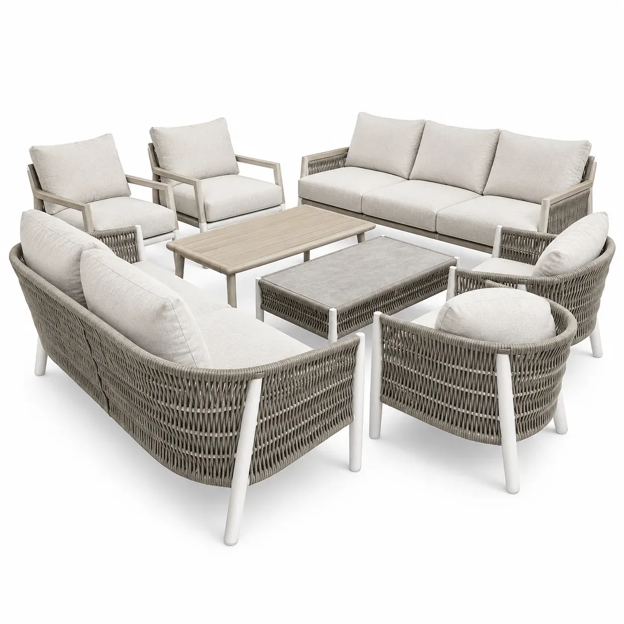 Mobilier extérieur Corda Grigia — détail