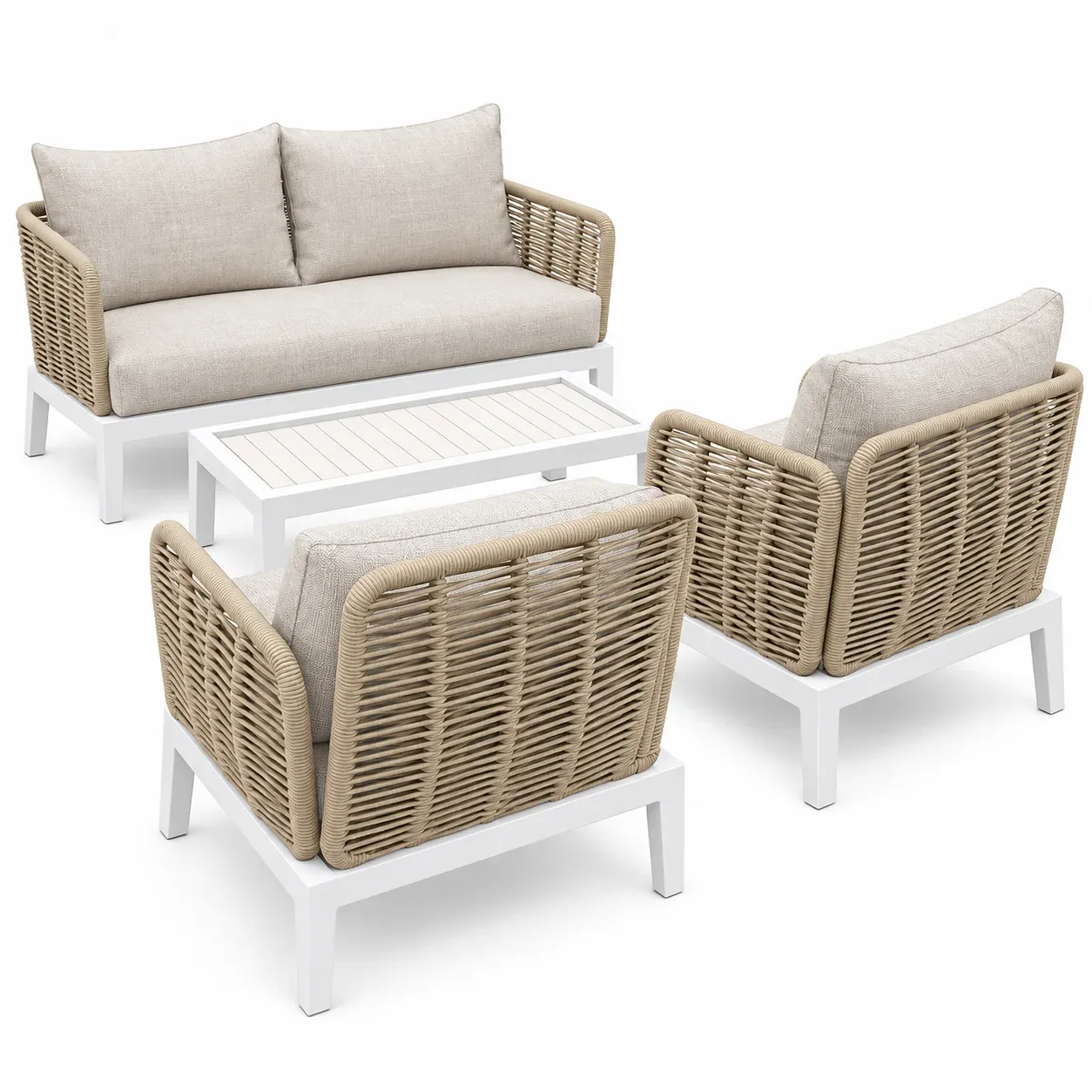 Mobilier extérieur Corda Sabbia — détail