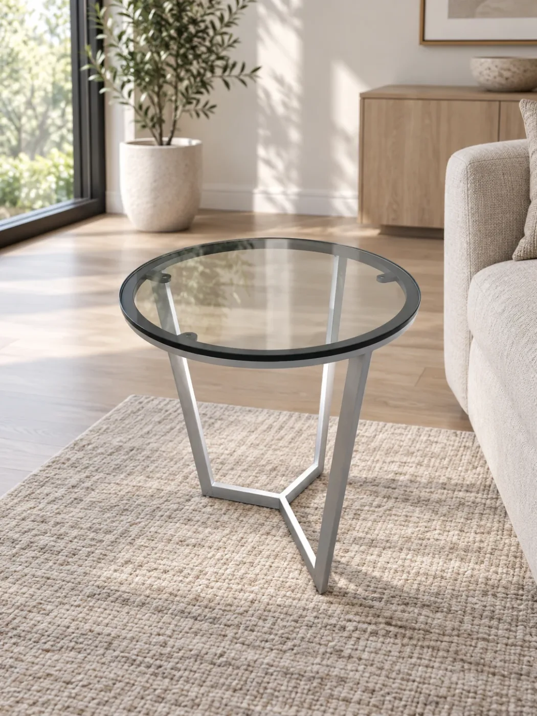 Table d’appoint Trio — en situation
