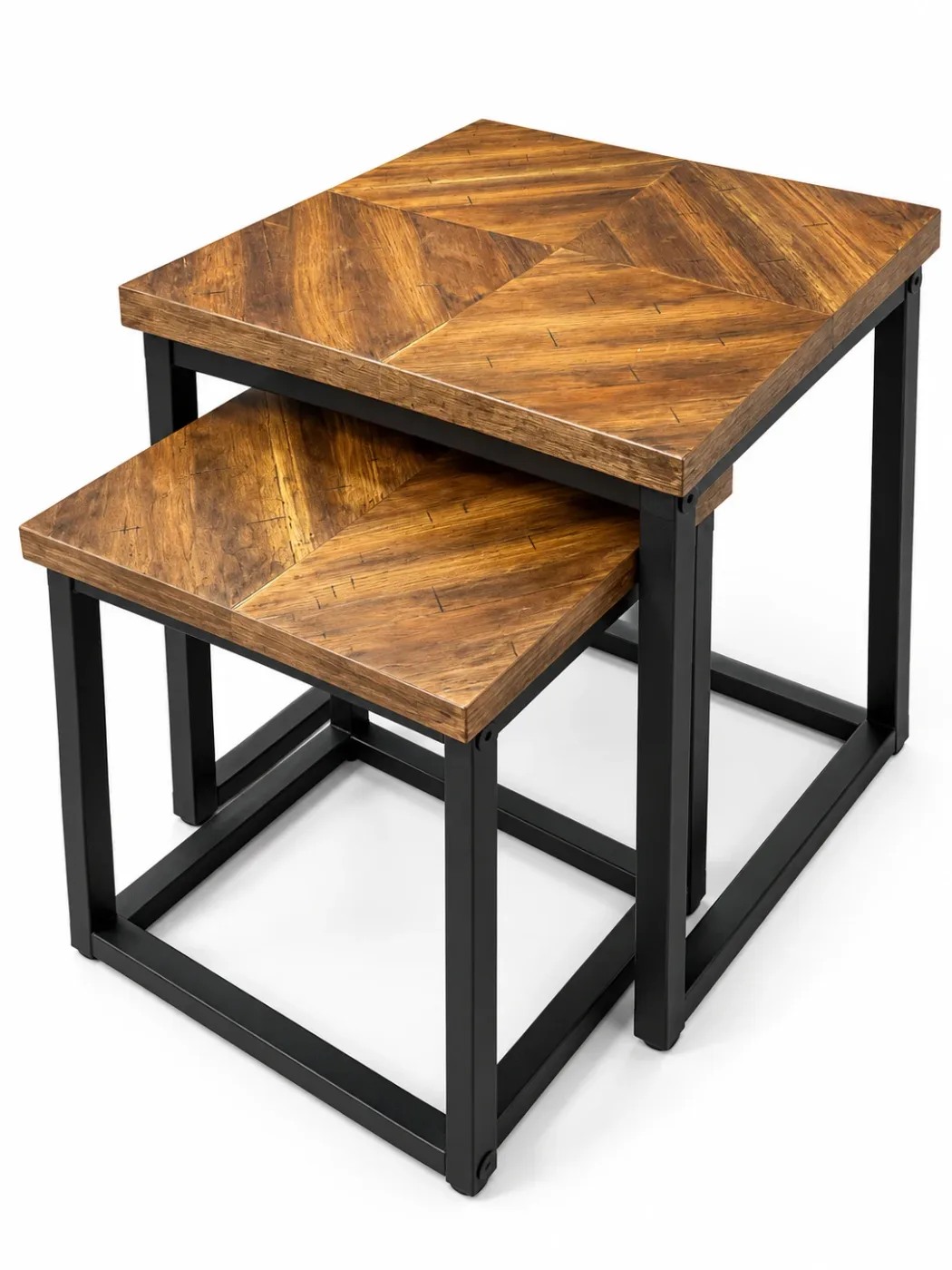 Table d’appoint Chevron — Table d’appoint — vue trois-quarts