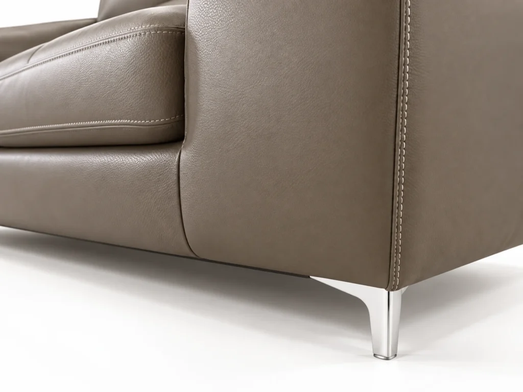 Salon Perla beige perle avec deux canapés et un fauteuil G HOME