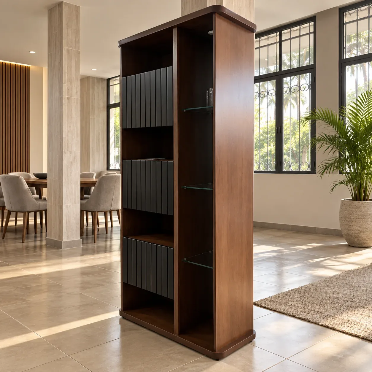 Meuble de rangement Bifaccia — en situation