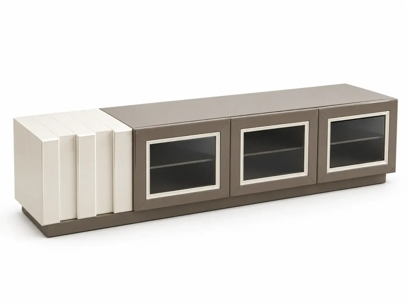 Meuble TV Cornice — Meuble TV — vue trois-quarts