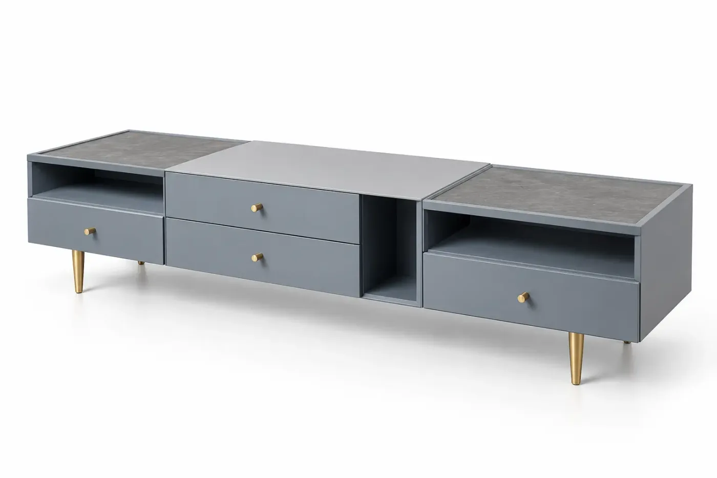 Meuble TV Ritmo — vue trois-quarts