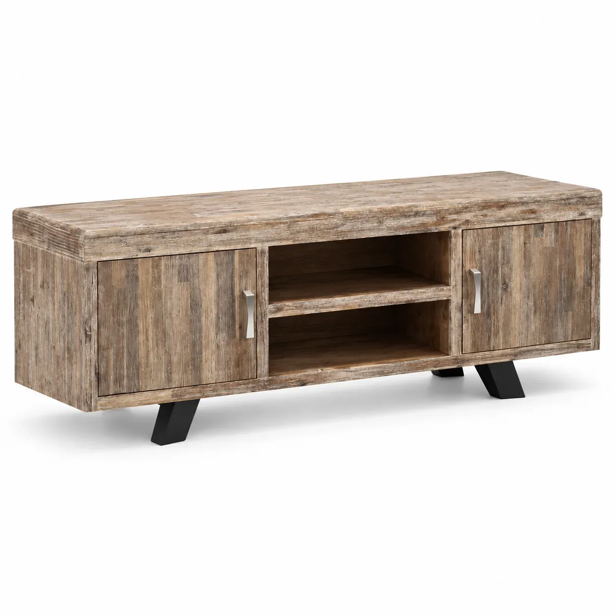 Meuble TV Patina — vue trois-quarts