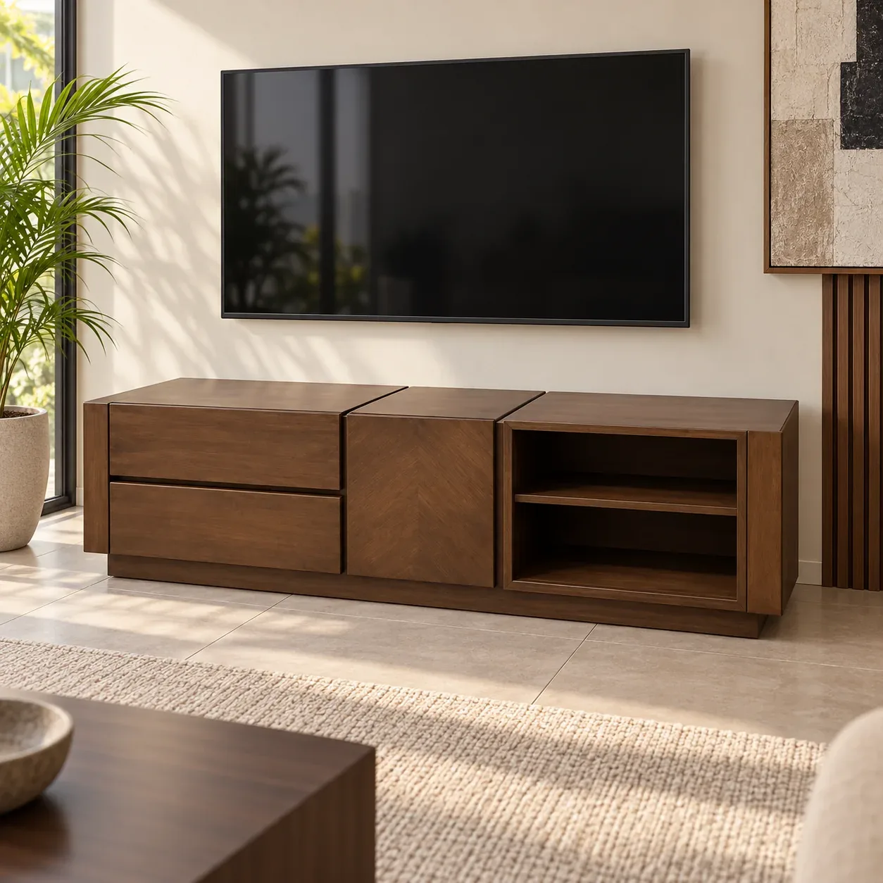 Meuble TV Modulo — en situation