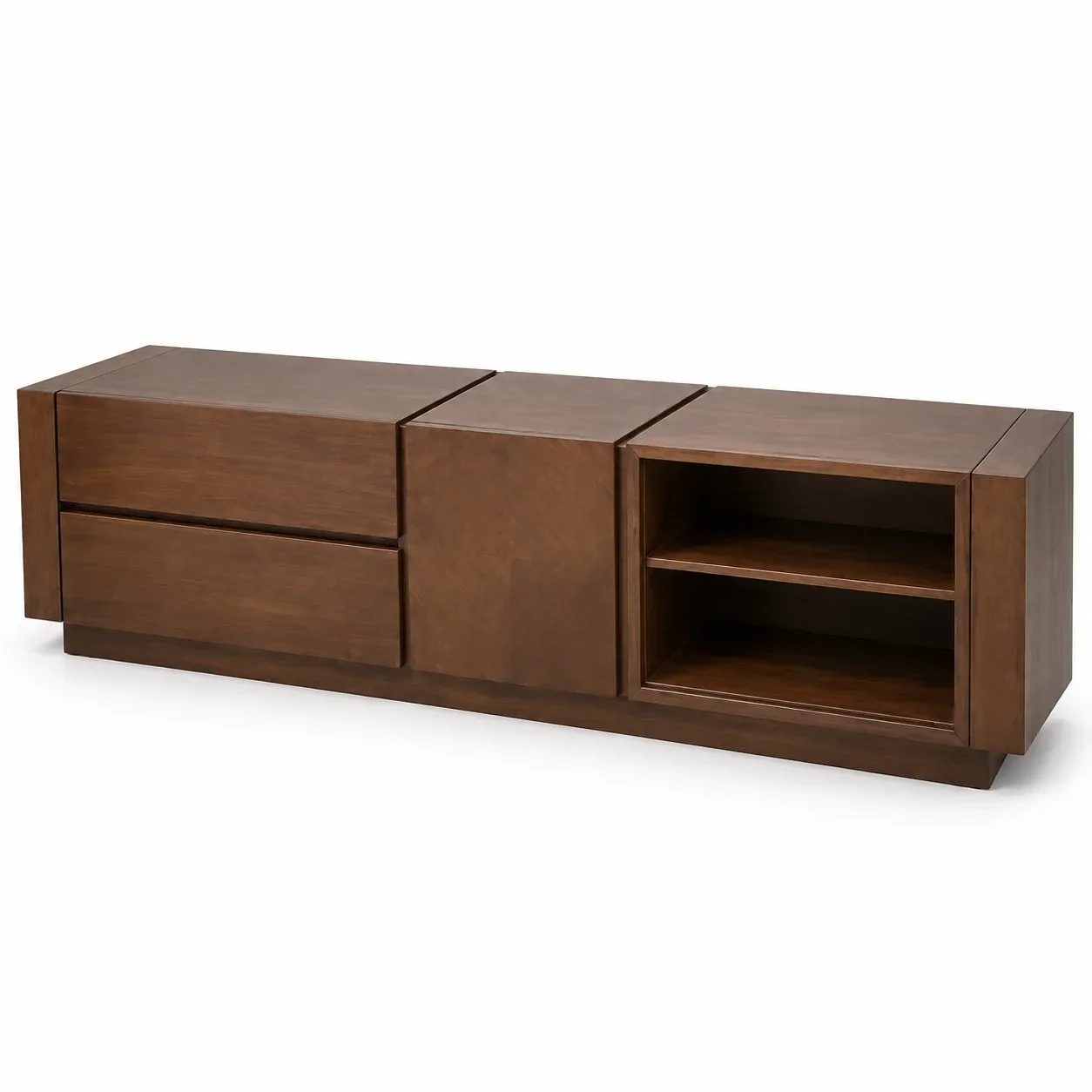 Meuble TV Modulo — vue trois-quarts